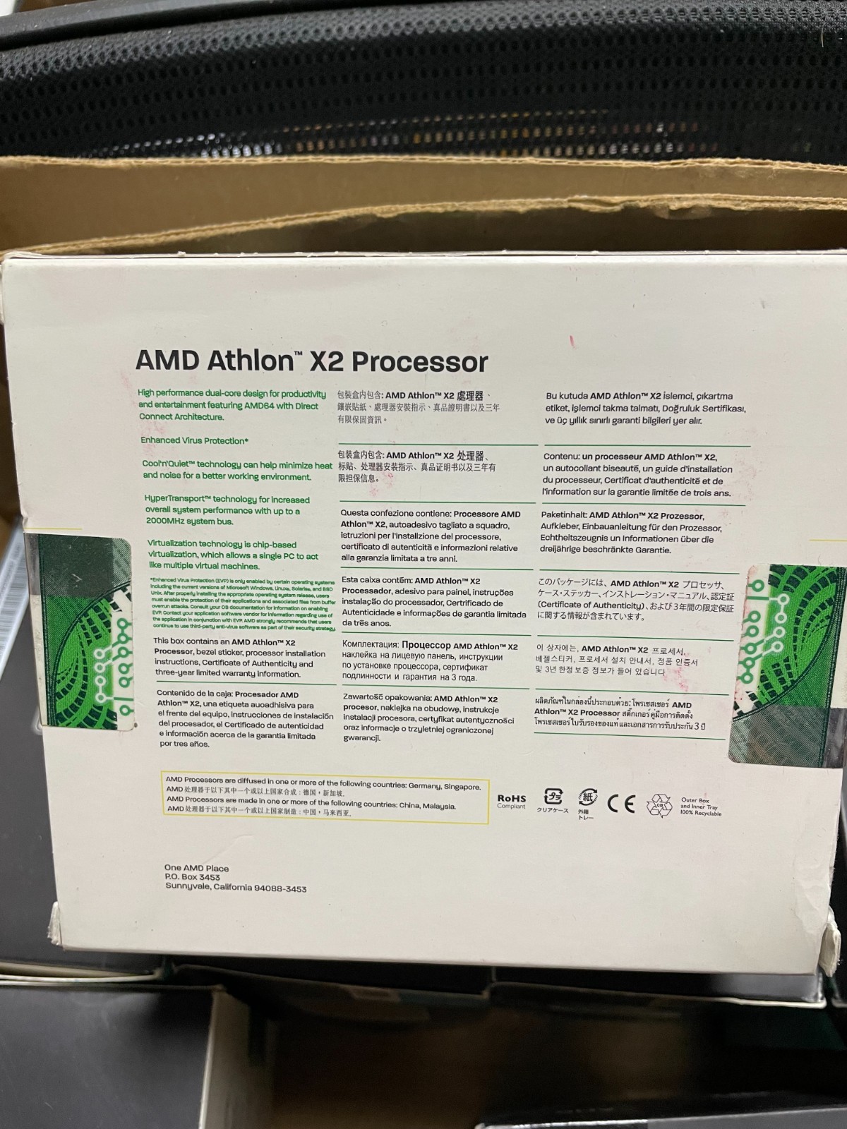 Brand New AMD Athlon X2 Processor 5200 Dual Core 2.7GHZ Socket AM2  AD05200IAA5D