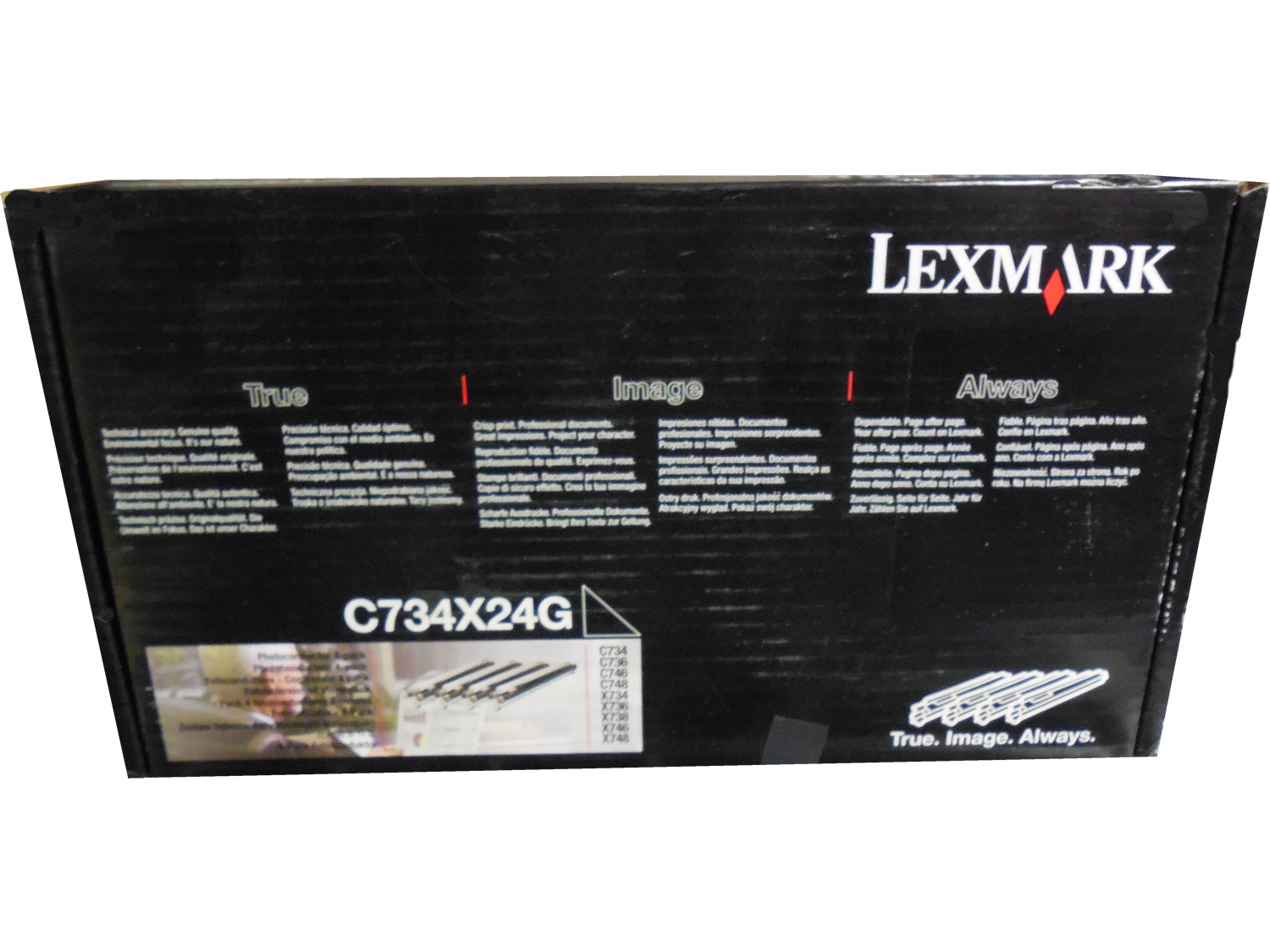 Lexmark C734X24G (C734X20G) Photoconductor Kit 4-Pack Genuine OEM Original