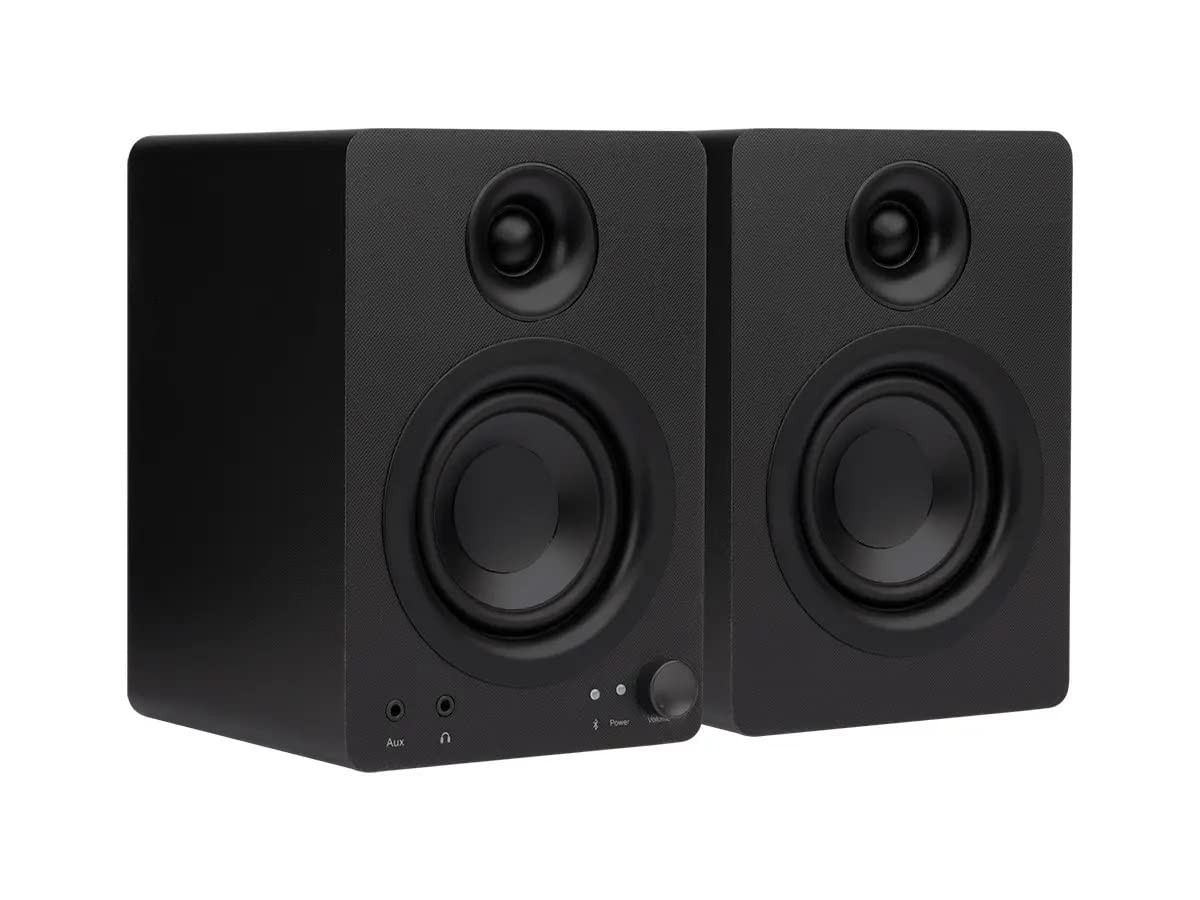 Monoprice DT-3BT 50-Watt Multimedia PC Desktop Powered Speakers with Black