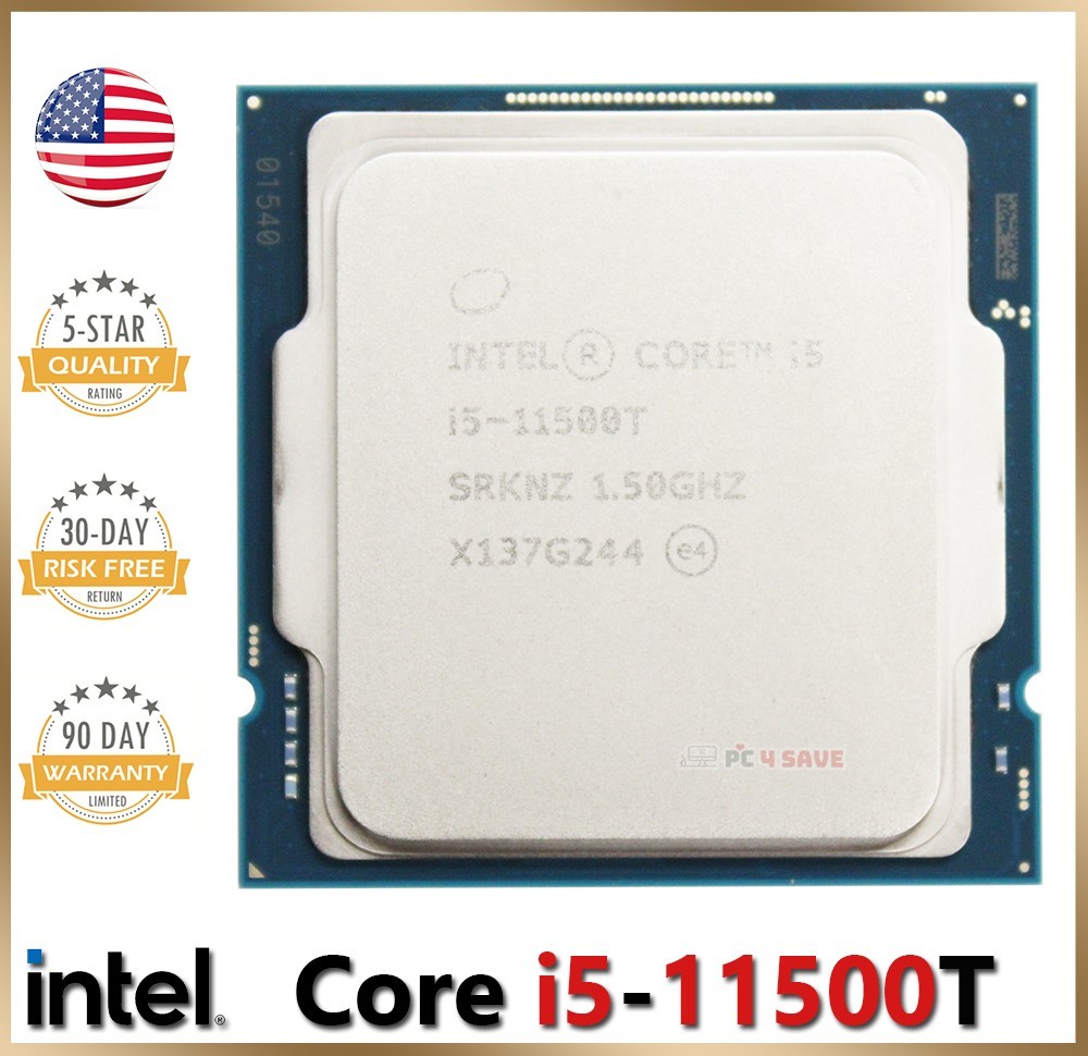 11th Gen Intel Core i5-11500T CPU 1.50GHz 6-Core LGA1200 Desktop Processor SRKNZ