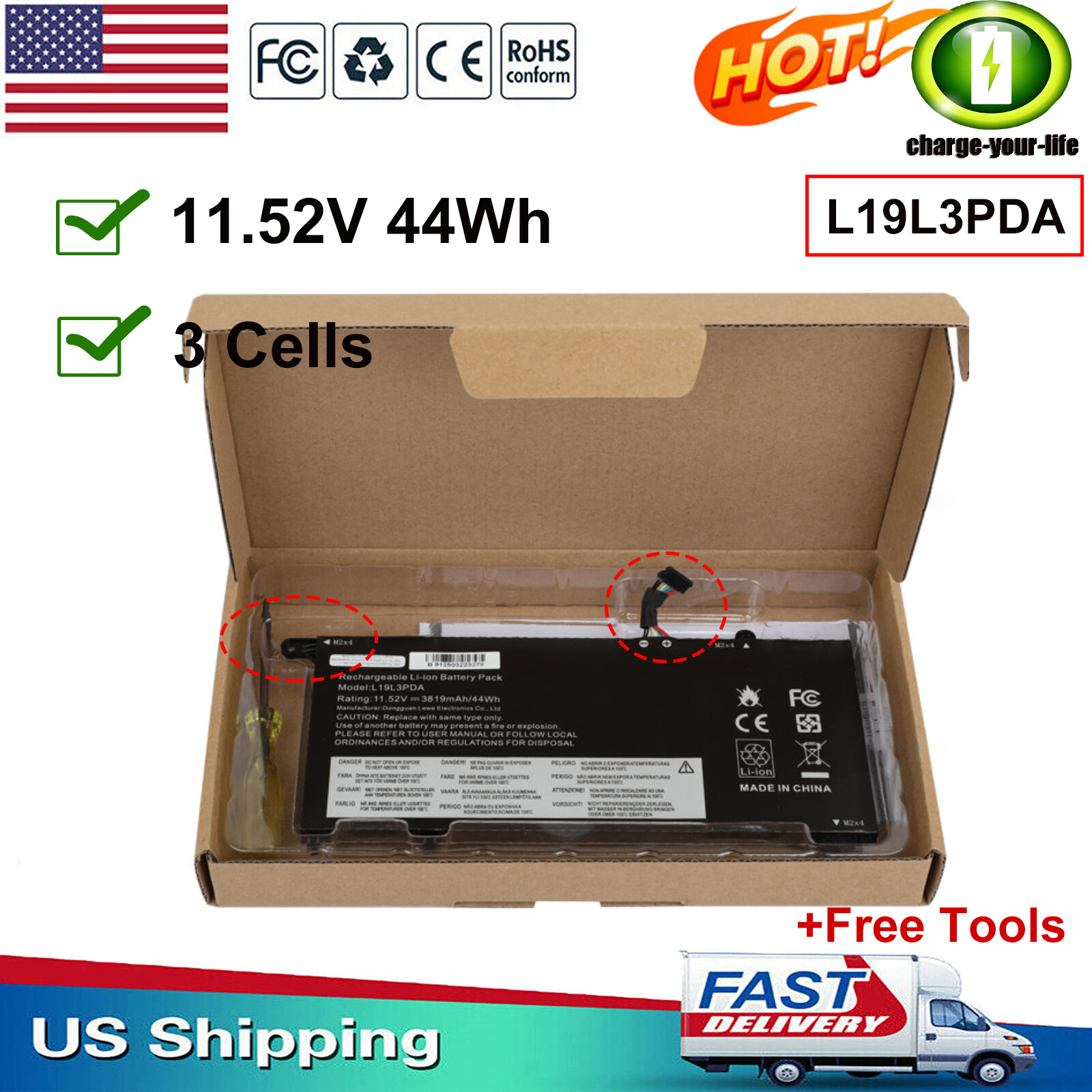 L19M3PDA L19C3PDA L19D3PDA Battery for Lenovo ThinkBook 14 15 G2 G3 G4 IAP ITL
