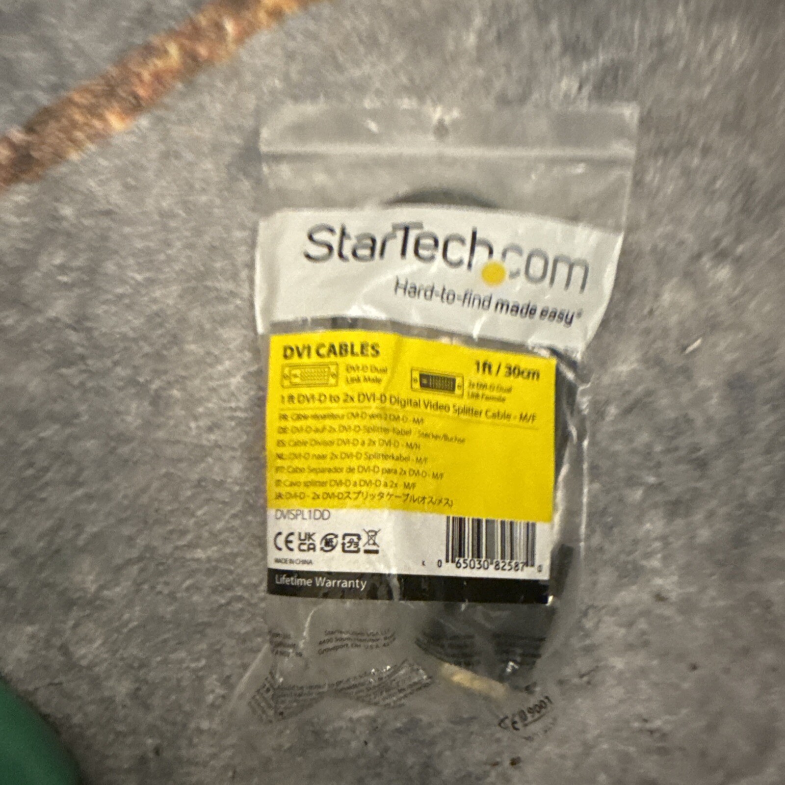 StarTech DVI-D Male to Dual DVI-D Female Video Splitter Cable