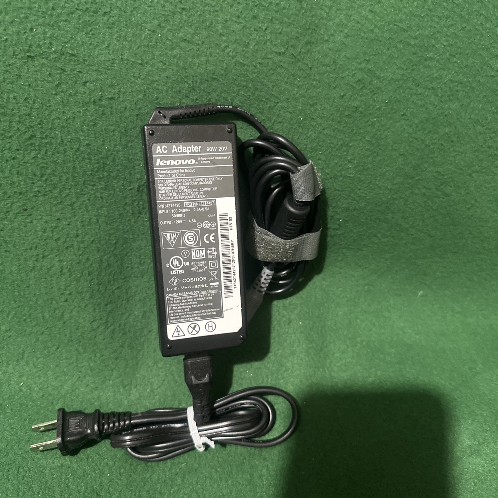 Genuine Lenovo  Laptop Charger Power Adapter 90W 20V 42T4427