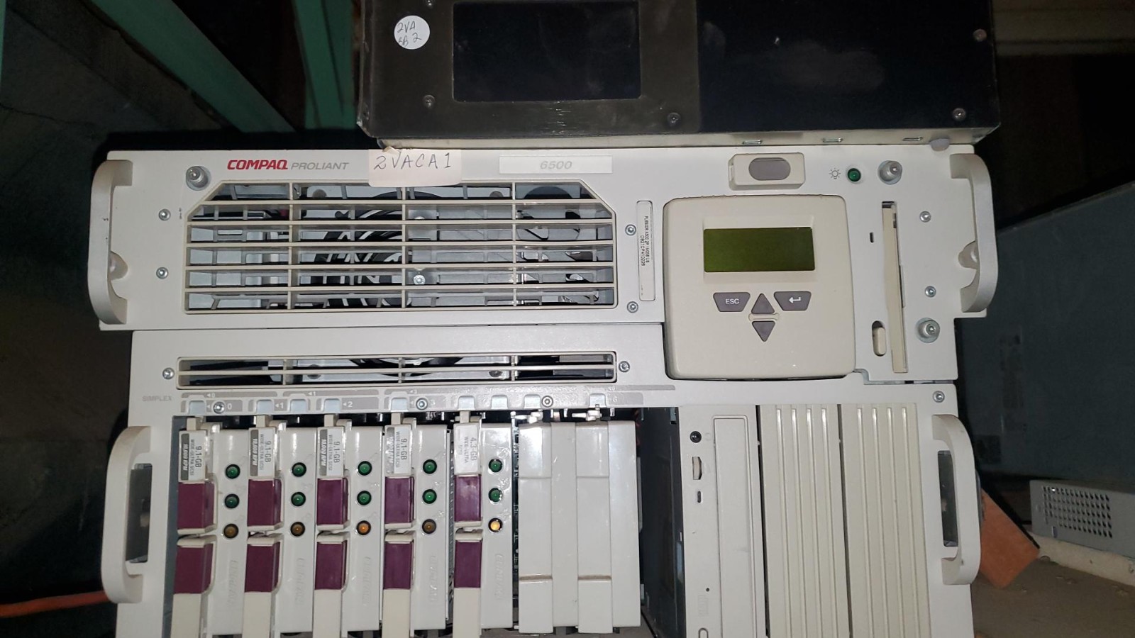 Proliant 6500 compaq / hewlett packard / hp proliant 6500 server complete