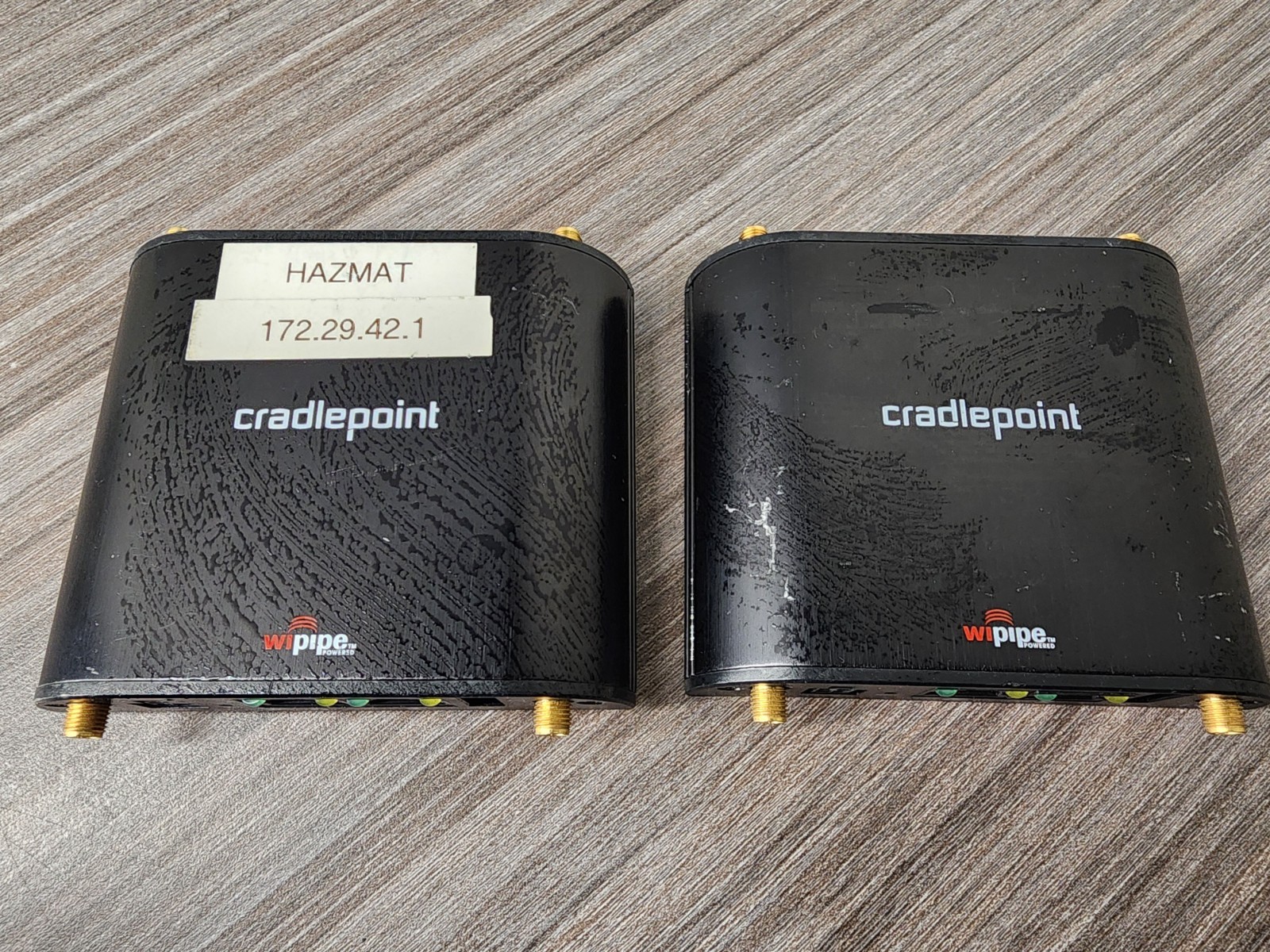 LOT OF 2 Cradlepoint IBR600LE-VZ GPS 3G/4G LTE Router - Black