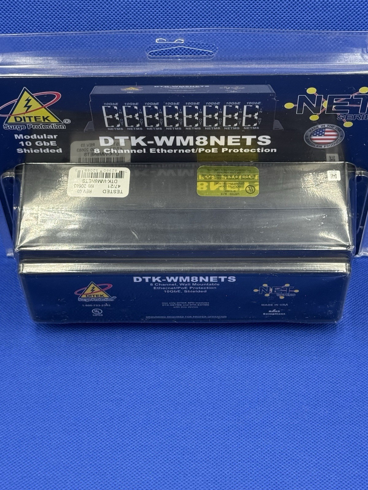 DITEK DTK-WM8NETS Surge Suppressor/Protector