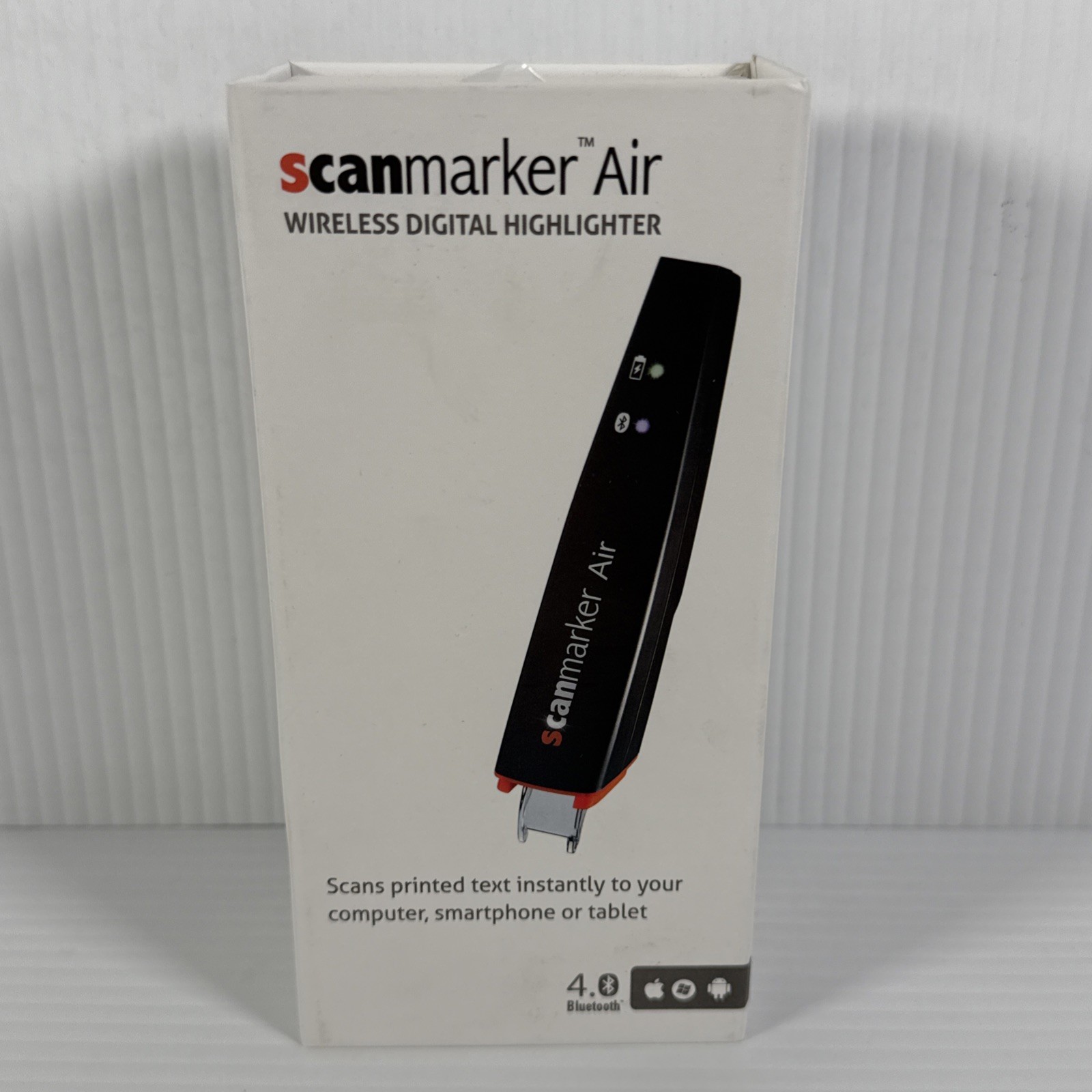 Scanmarker Pro Pen Scanner Wireless OCR Digital Highlighter and Reader Black