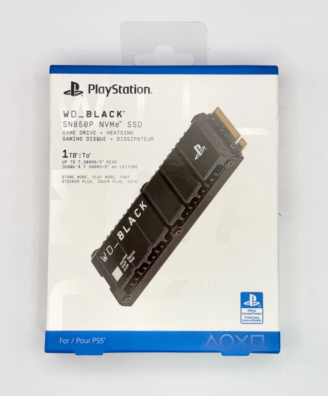 New - Western Digital Black 1TB SN850P HS for PS5 External SSD for PlayStation 5