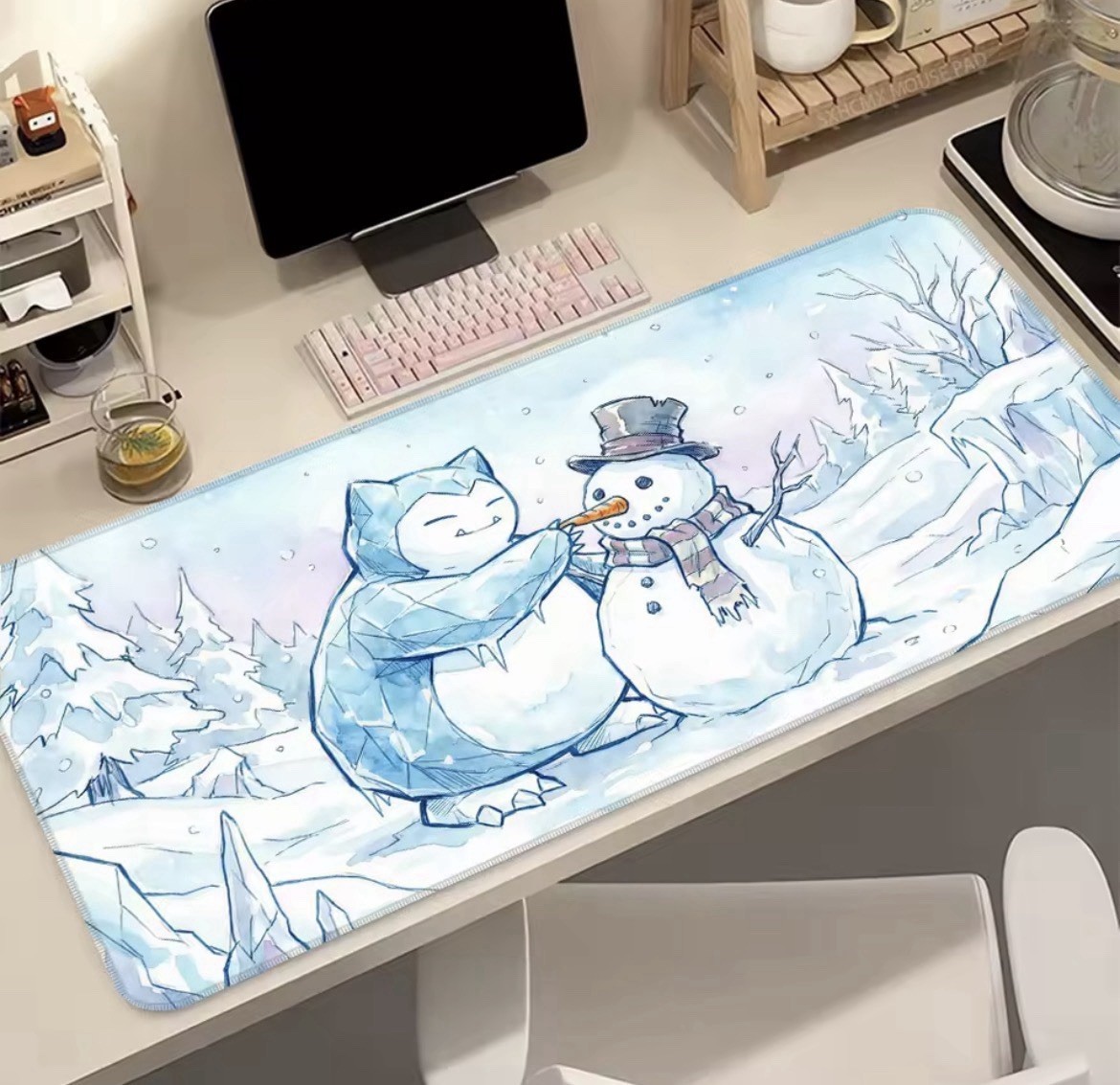 Pokemon Snorlax Grande Mousepad Large Gaming Mouse Pad