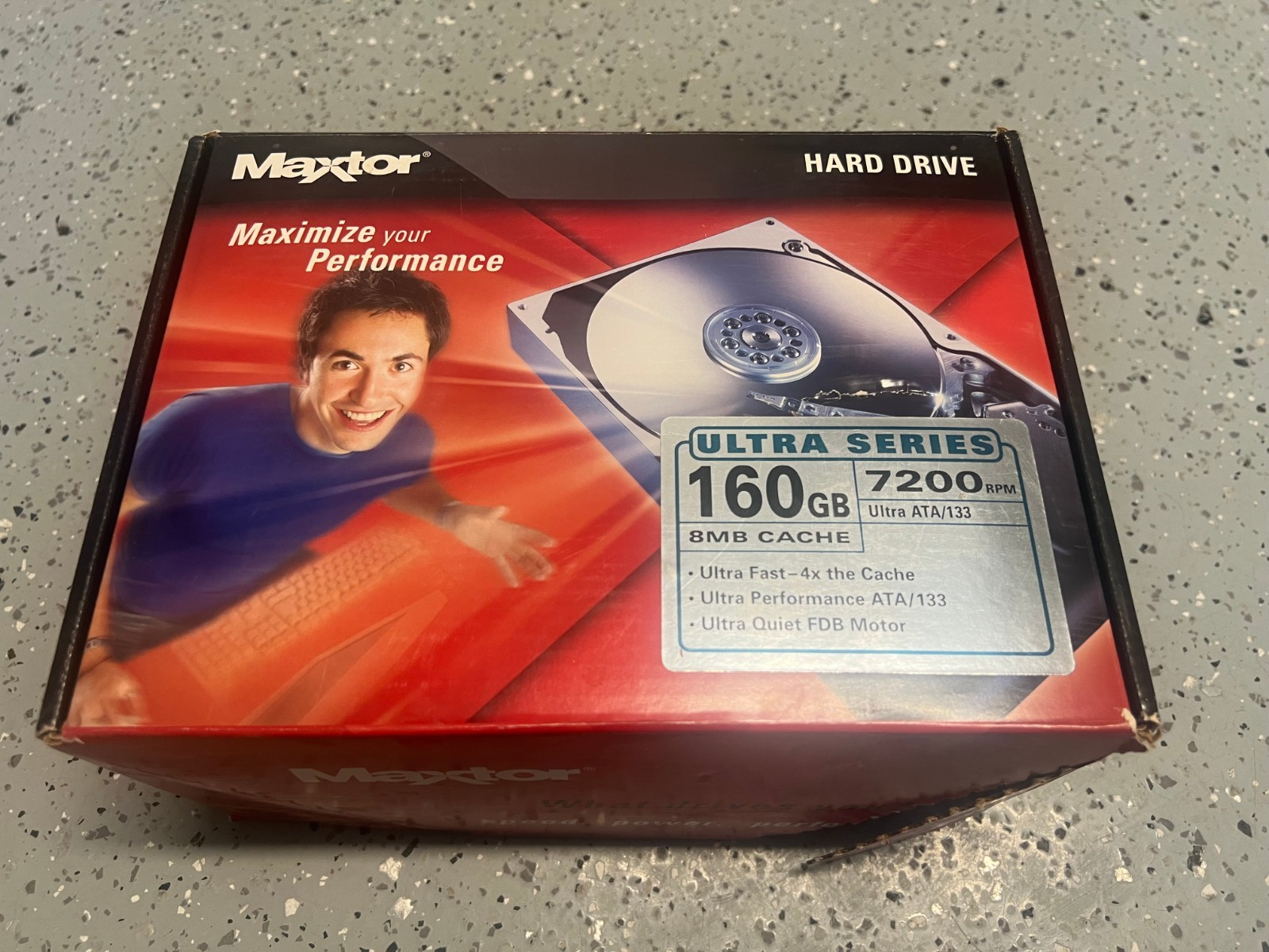 Vintage Maxtor DiamondMax Plus 160GB Hard Drive 7200RPM Ultra ATA/133 - NEW