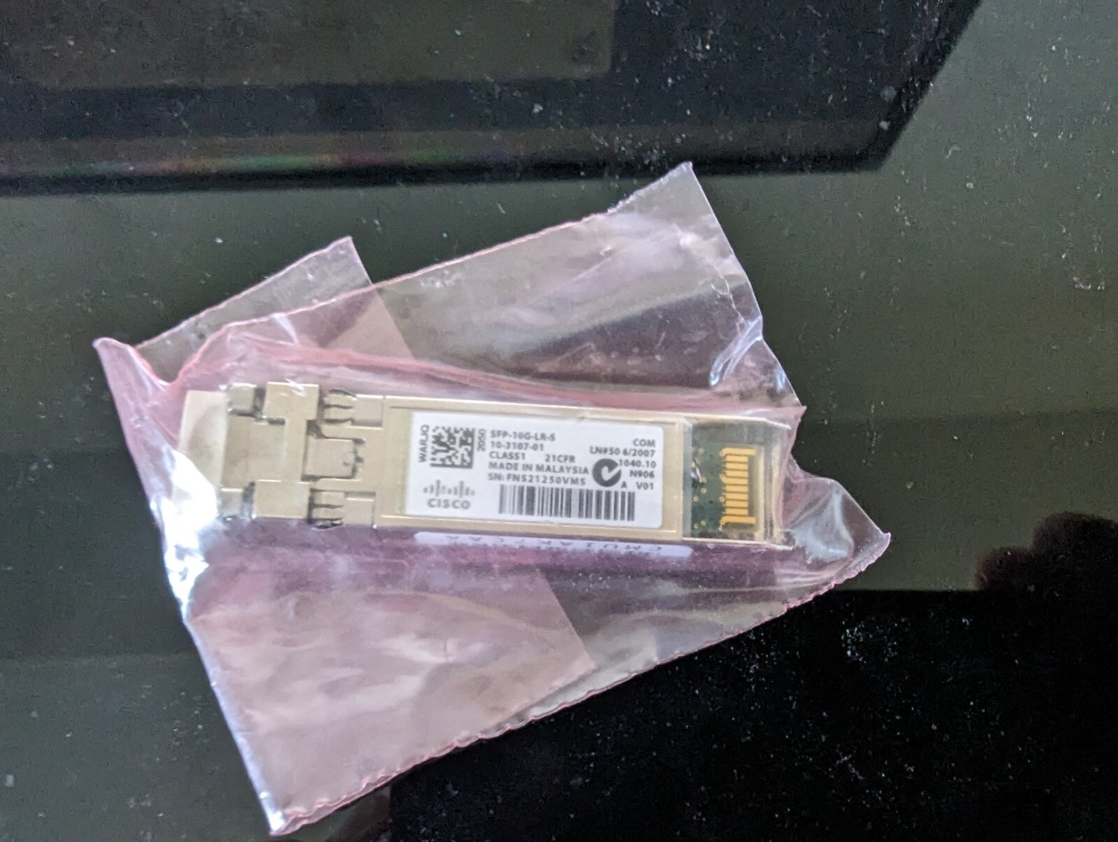  Cisco SFP-10G-LR-S 10GB 10G SFP+ Transceiver Factory Sealed 10-3107-01