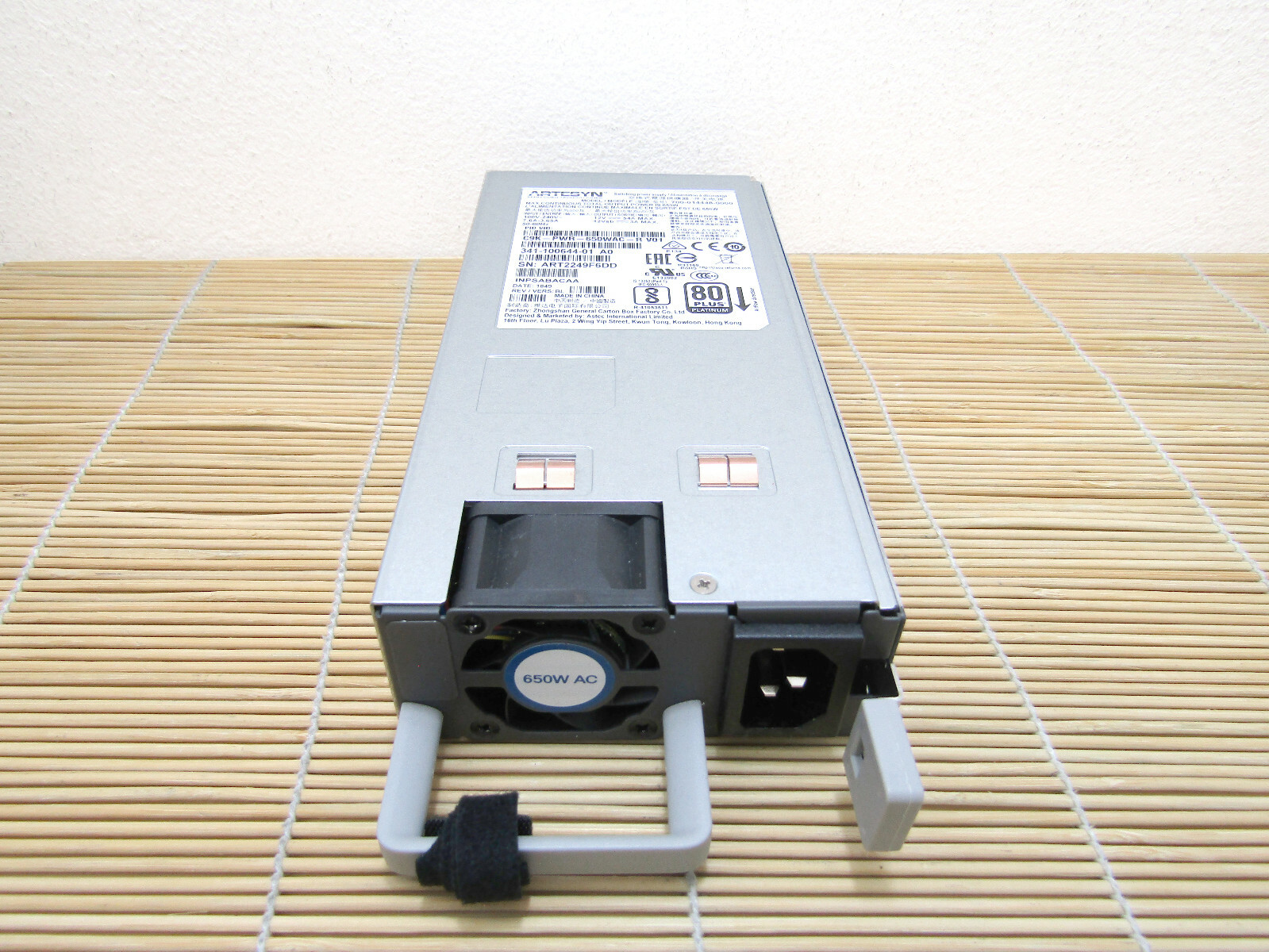 Cisco C9K-PWR-650WAC-R 650W Redundant AC Power Supply For Cisco Catalyst 9500