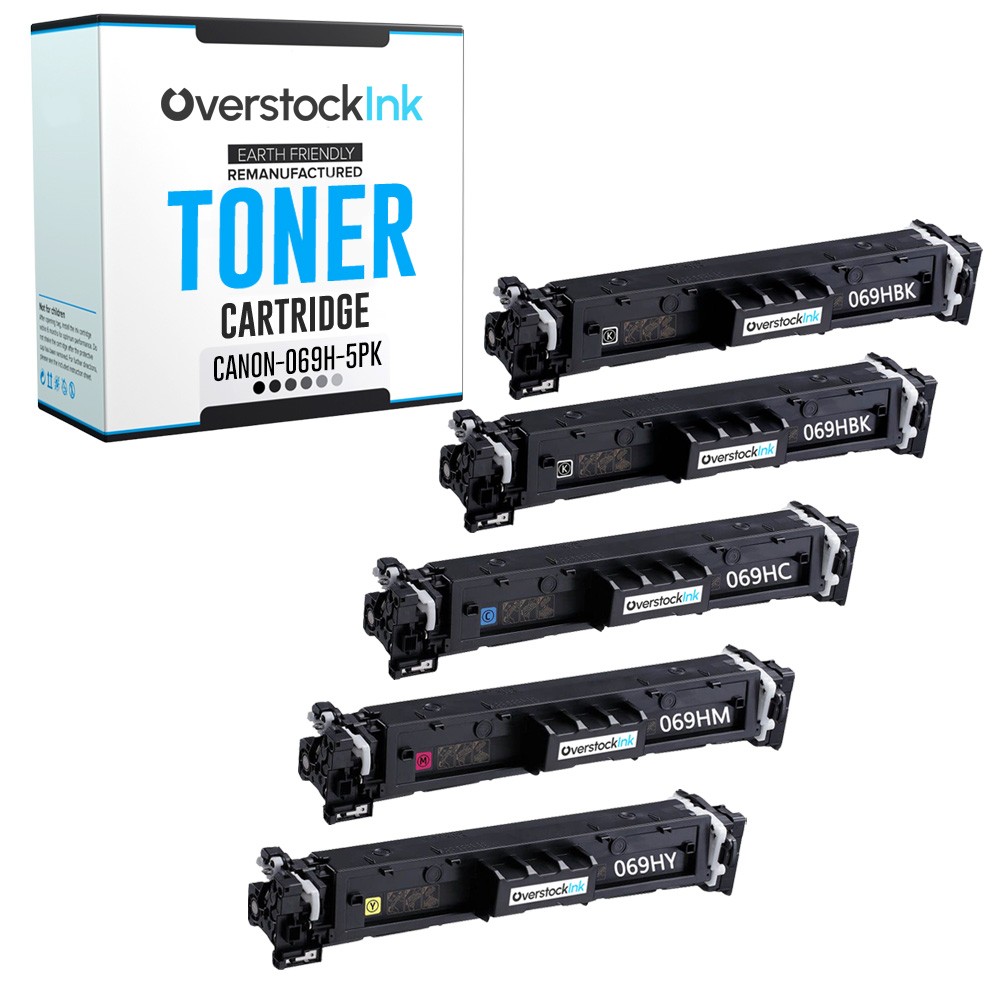 OSI 5-Pack Replacement Canon 069H Printer Toner for Color imageCLASS MF751Cdw