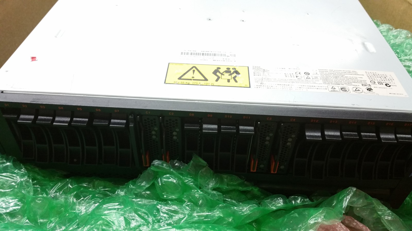 IBM 5802 12x Channel I/O Expansion Drawer with 10x PCIe Slots 18x SFF Drive Bays