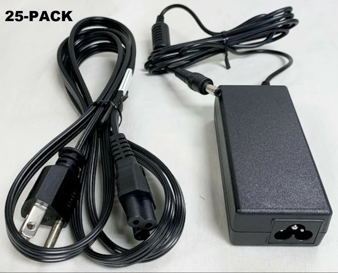 25-Pack GENUINE Dell WYSE Thin Client ZX0 AC Power Adapter 65W 19V 3.42A OEM APD