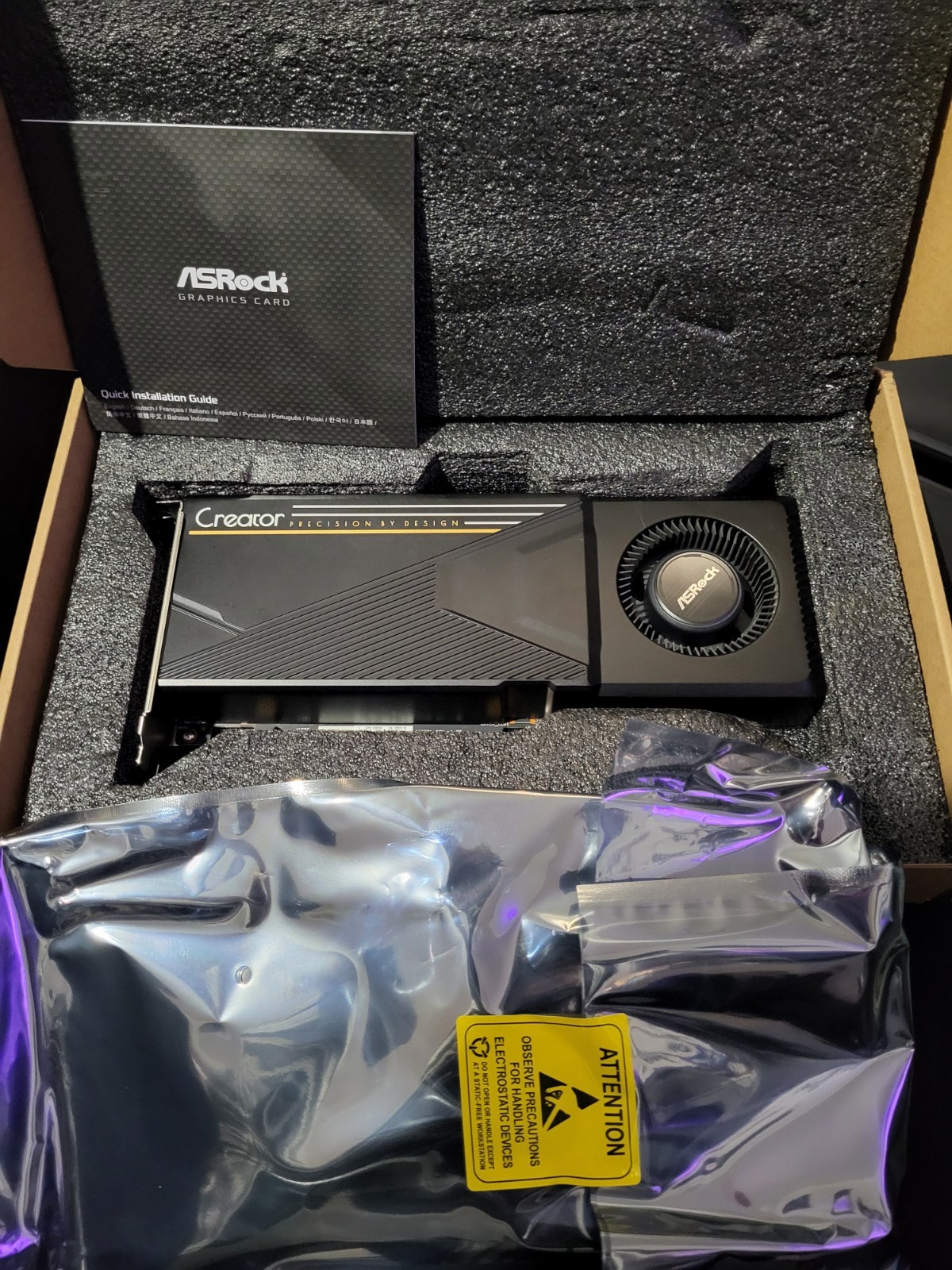 ASRock Intel Arc Pro B60 Creator 24GB GDDR6 (AI & Workstation) Graphics Card 