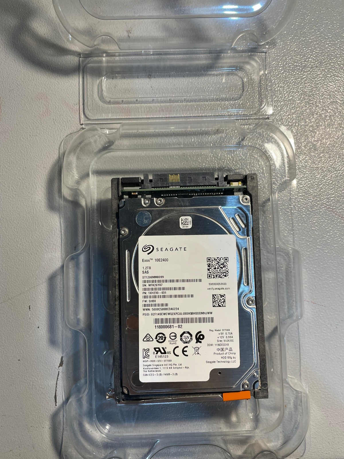 Seagate ST1200MM0099 1.2TB 2.5” SAS HDD 10K RPM Enterprise Server Hard Drive