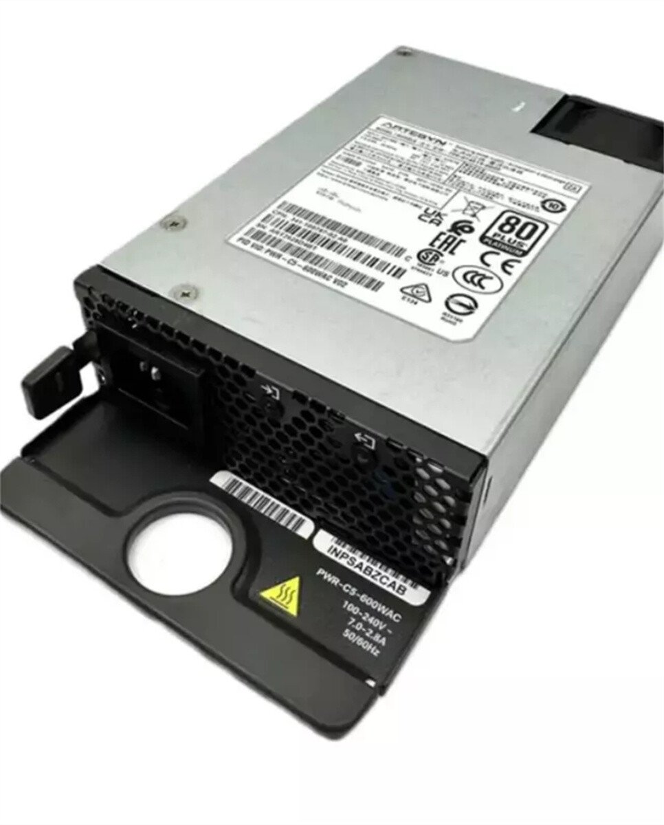 New Sealed For Cisco PWR-C5-600WAC AC Power Supply Catalyst 9200 Switch