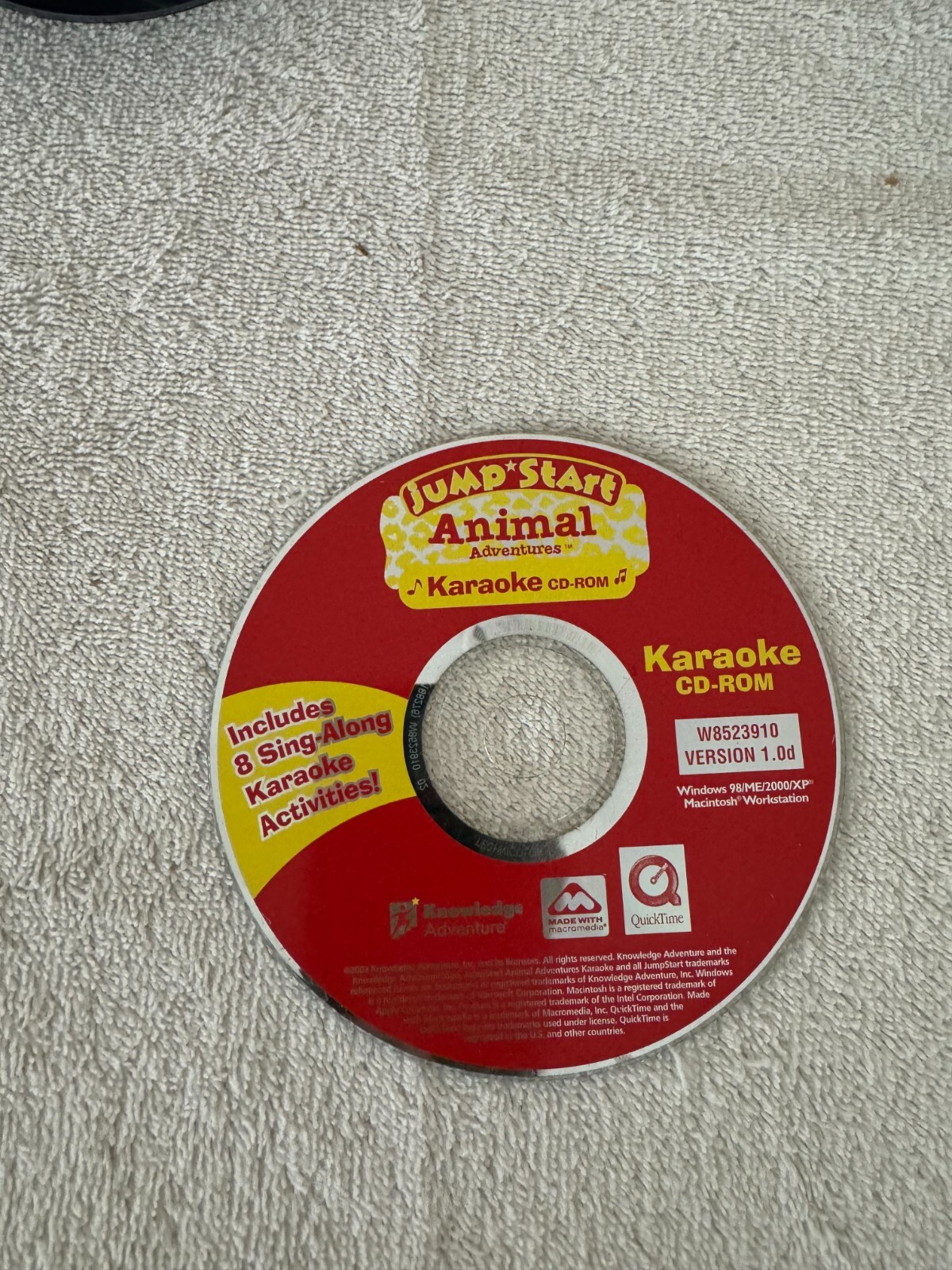 Jump Start Animal Adventures Karaoke (Windows PC CD-ROM 2002) - Sing Along Songs
