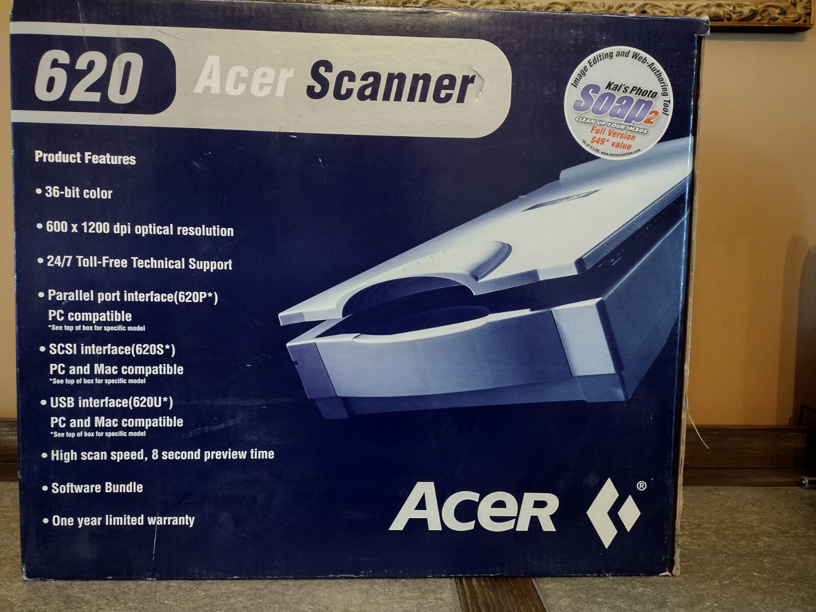 Vintage Acer 620 Scanner