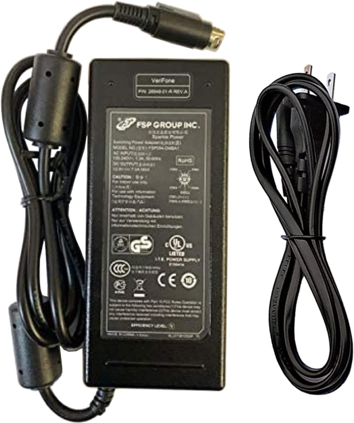 FSP 12V 7A 4-Pin AC DC Adapter For LS LISHIN 0219B1280 LI SHIN LSE0219B1280 PSU