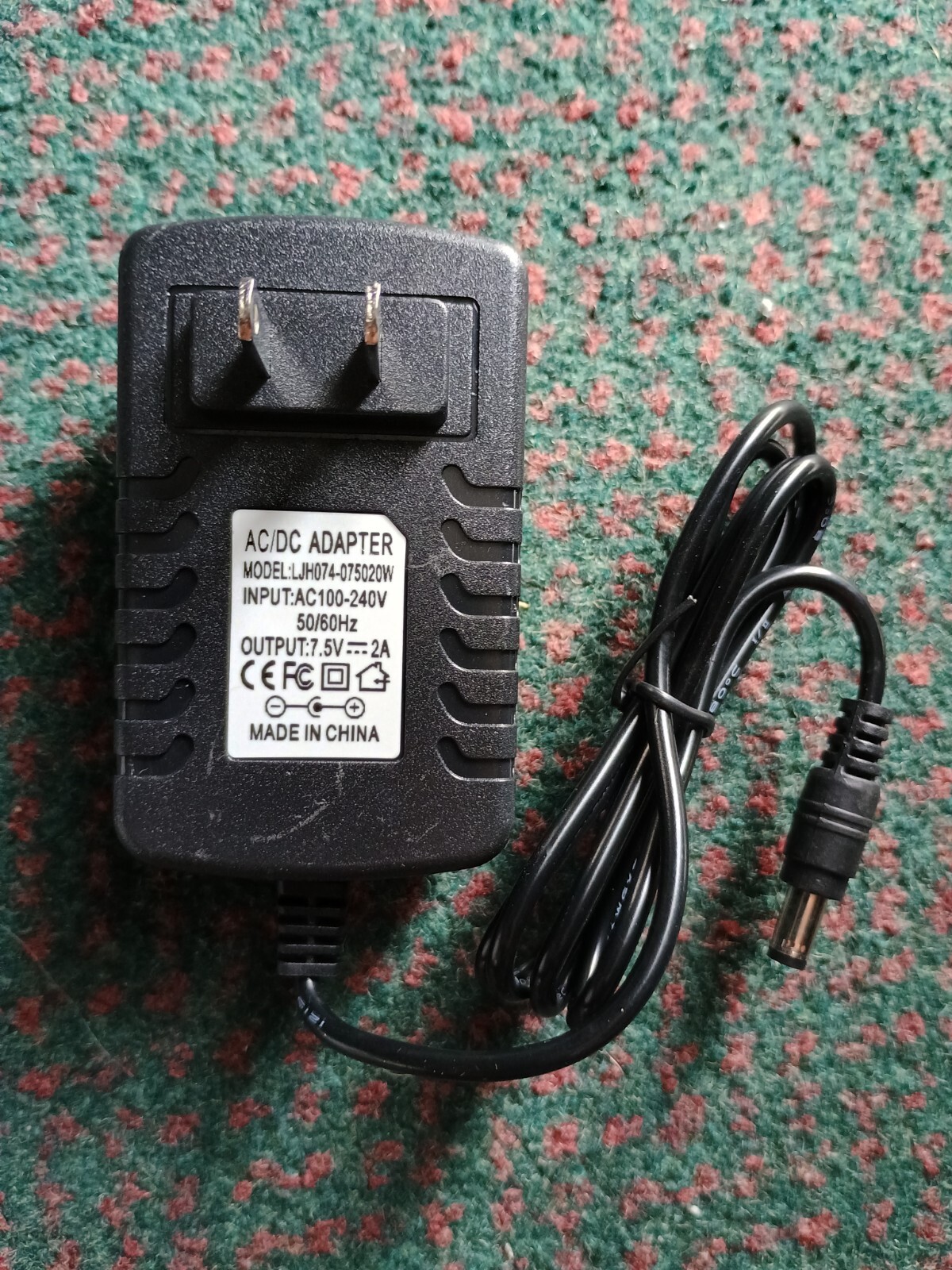7.5V 2A AC Adapter For Sharp TwinFamicom AN-500 500R 500B AN-505 -BK -RD Console