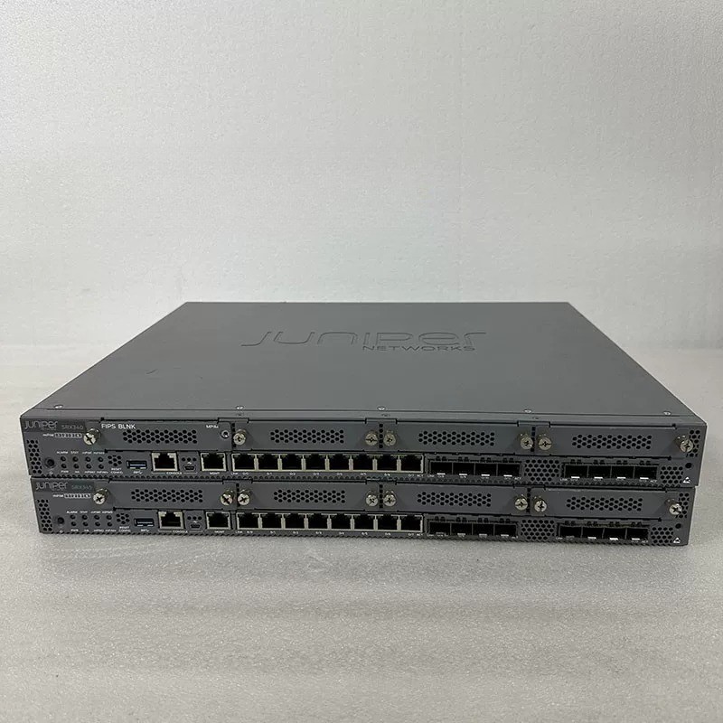 Juniper SRX340 Enterprise Hardware Firewall, 16 Gigabit Ports 8 Copper 8 SFP