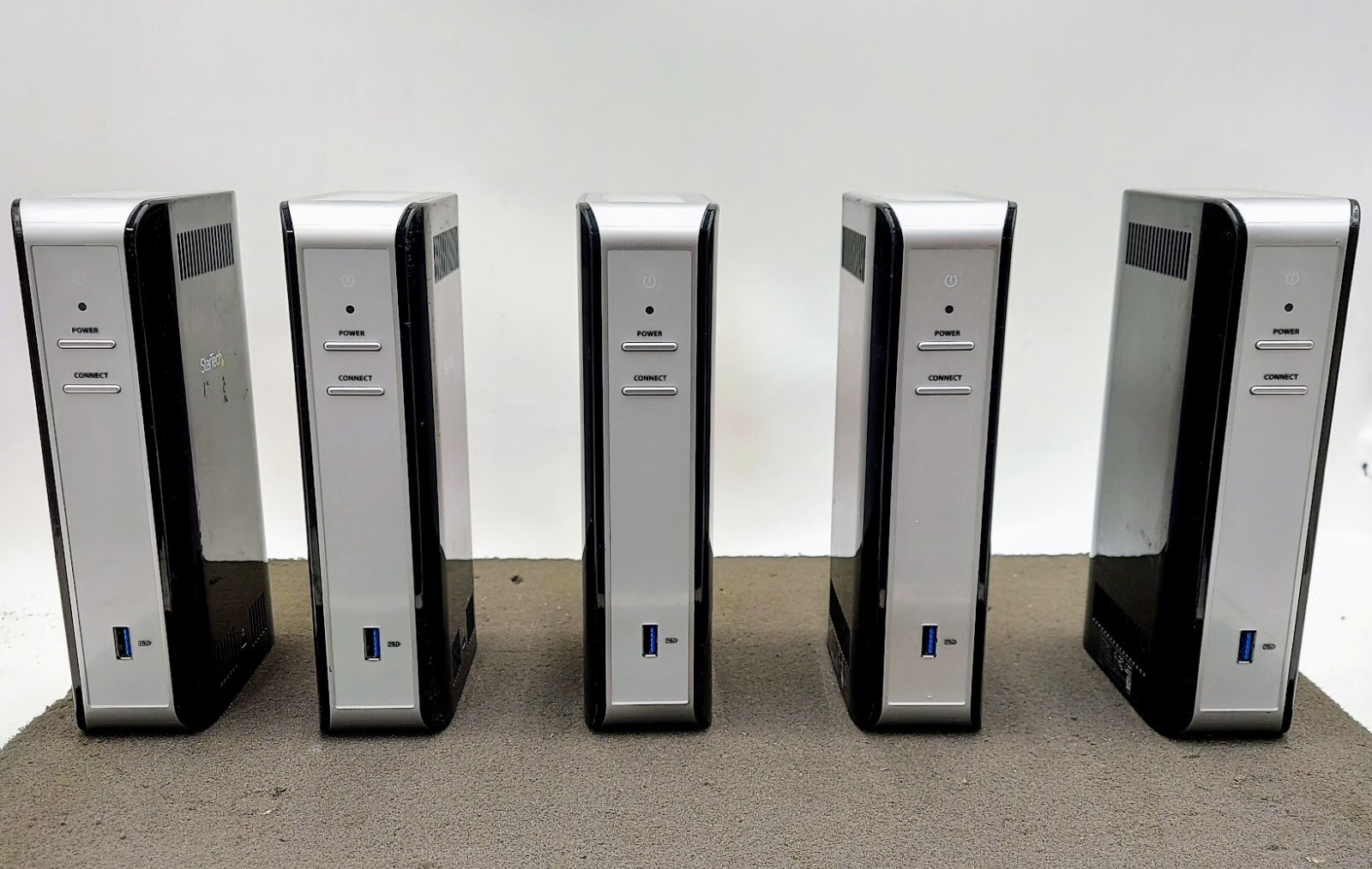 LOT OF 5 Startech DKWG30DPHPD Dual Monitor USB-C Laptop Docking Station