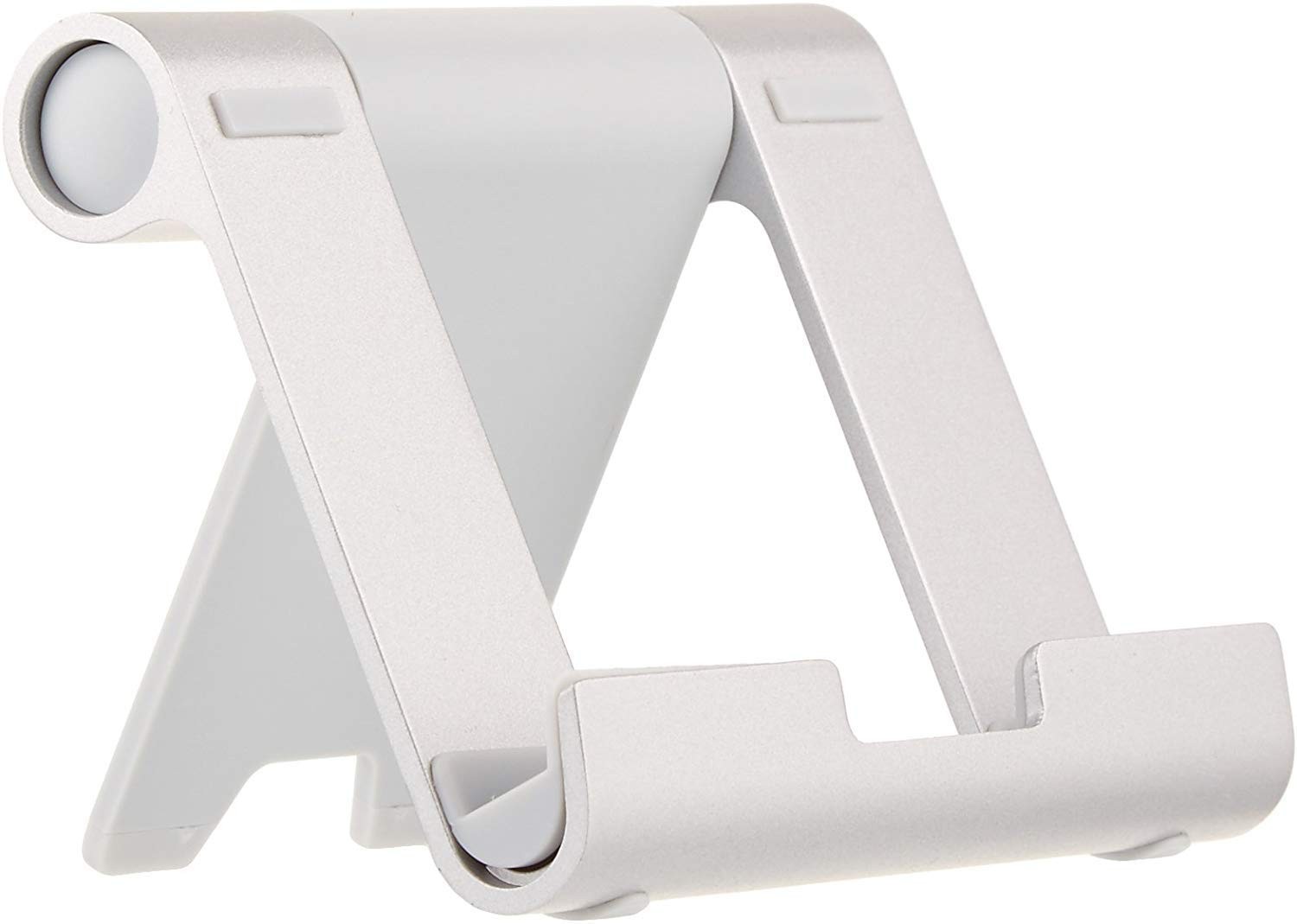 Multi-Angle Portable Stand for Tablets & Phones - Silver