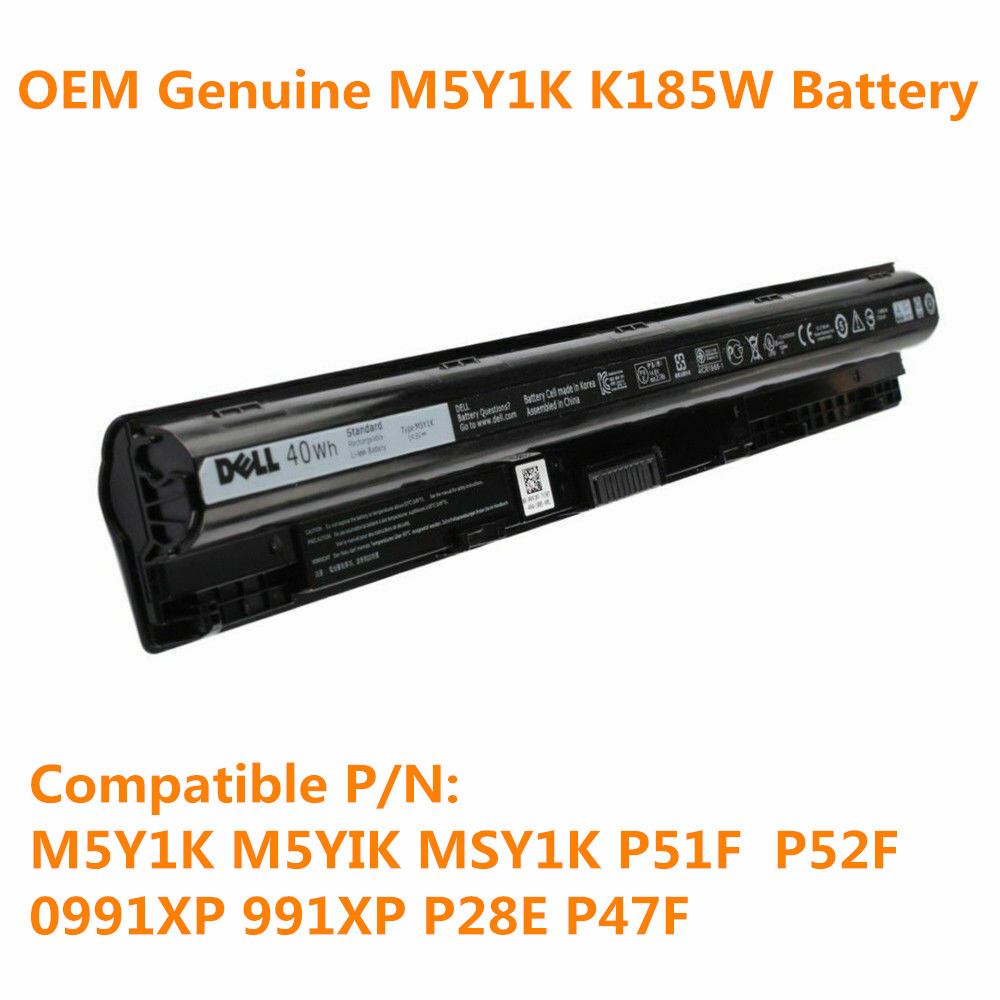 Genuine M5Y1K Battery for Inspiron 14 15 17 series HD4J0 991XP P63F P47F 40WH