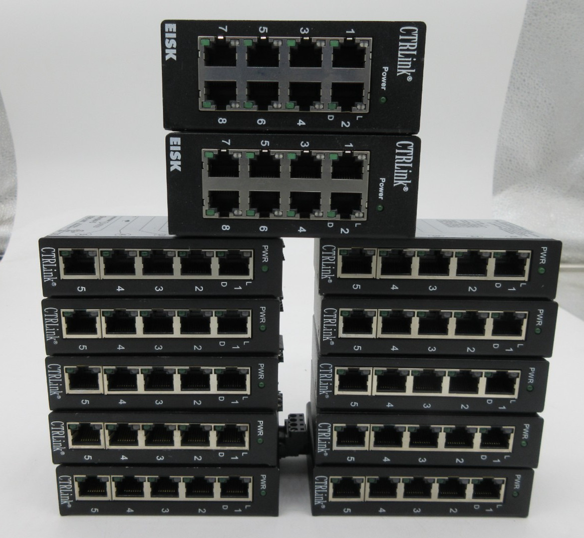 SET OF Skorpion-5 CTRLink EISK5-100T/ EISK8-100T Ethernet Switch