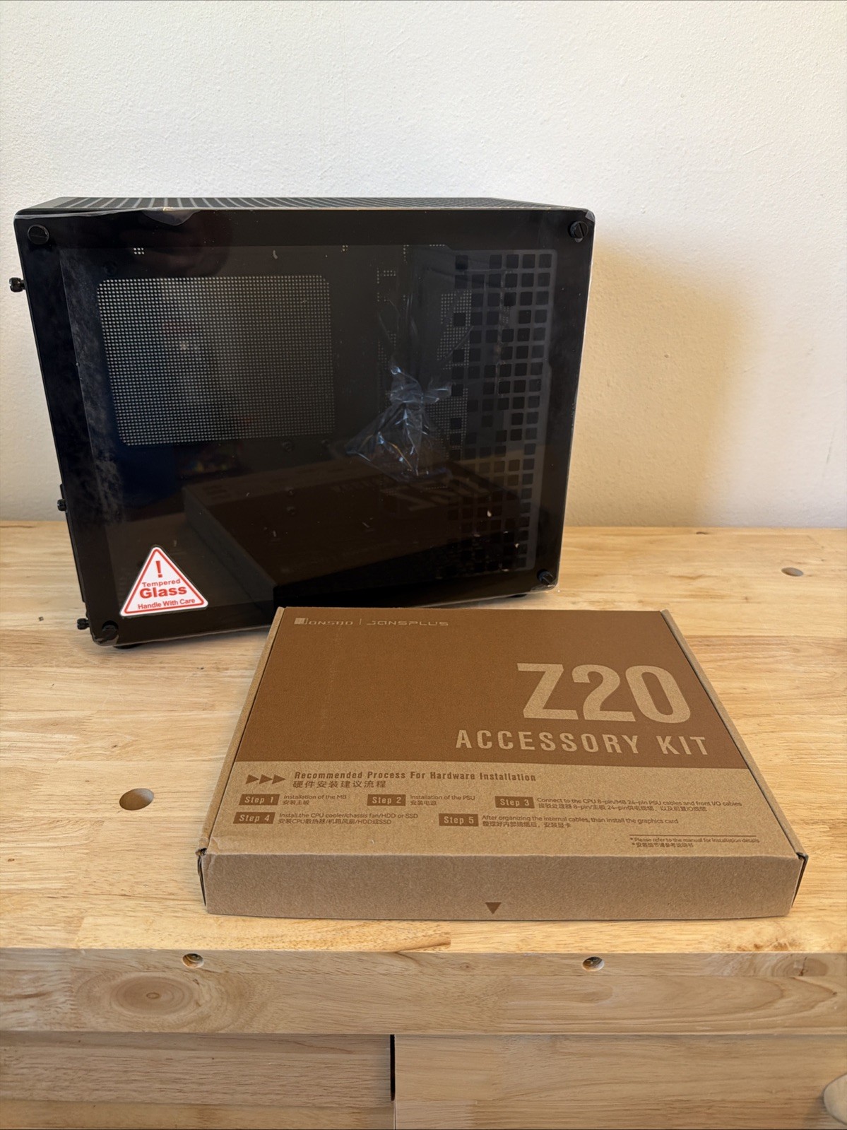 JONSBO Z20 MATX ATX PC Case 20L Compact Desktop Chassis Type-C 163mm Cooler