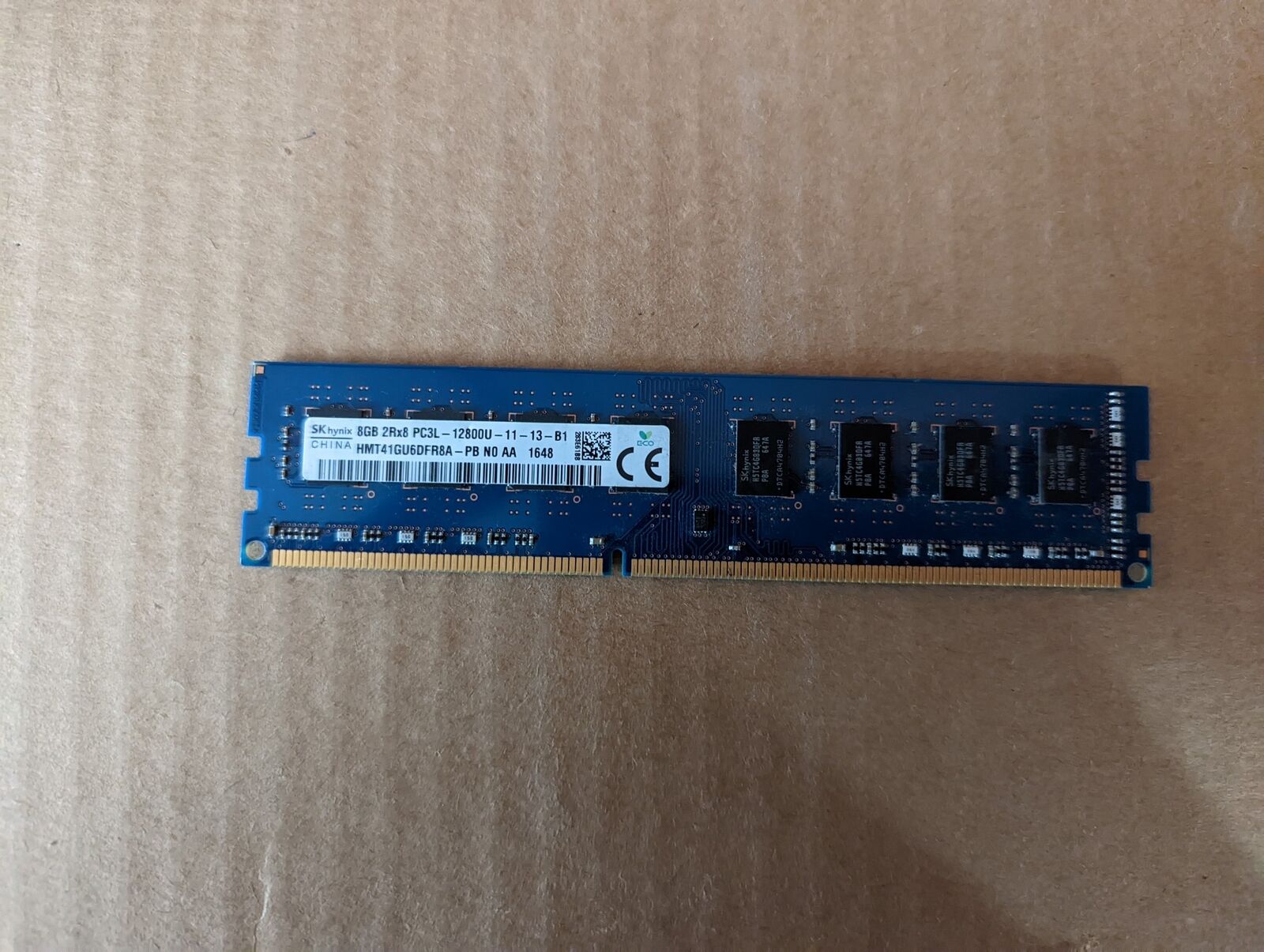 SK HYNIX HMT41GU6DFR8A-PB 8GB PC3L-12800U DDR3 DESKTOP MEMORY RAM W3-4(35)