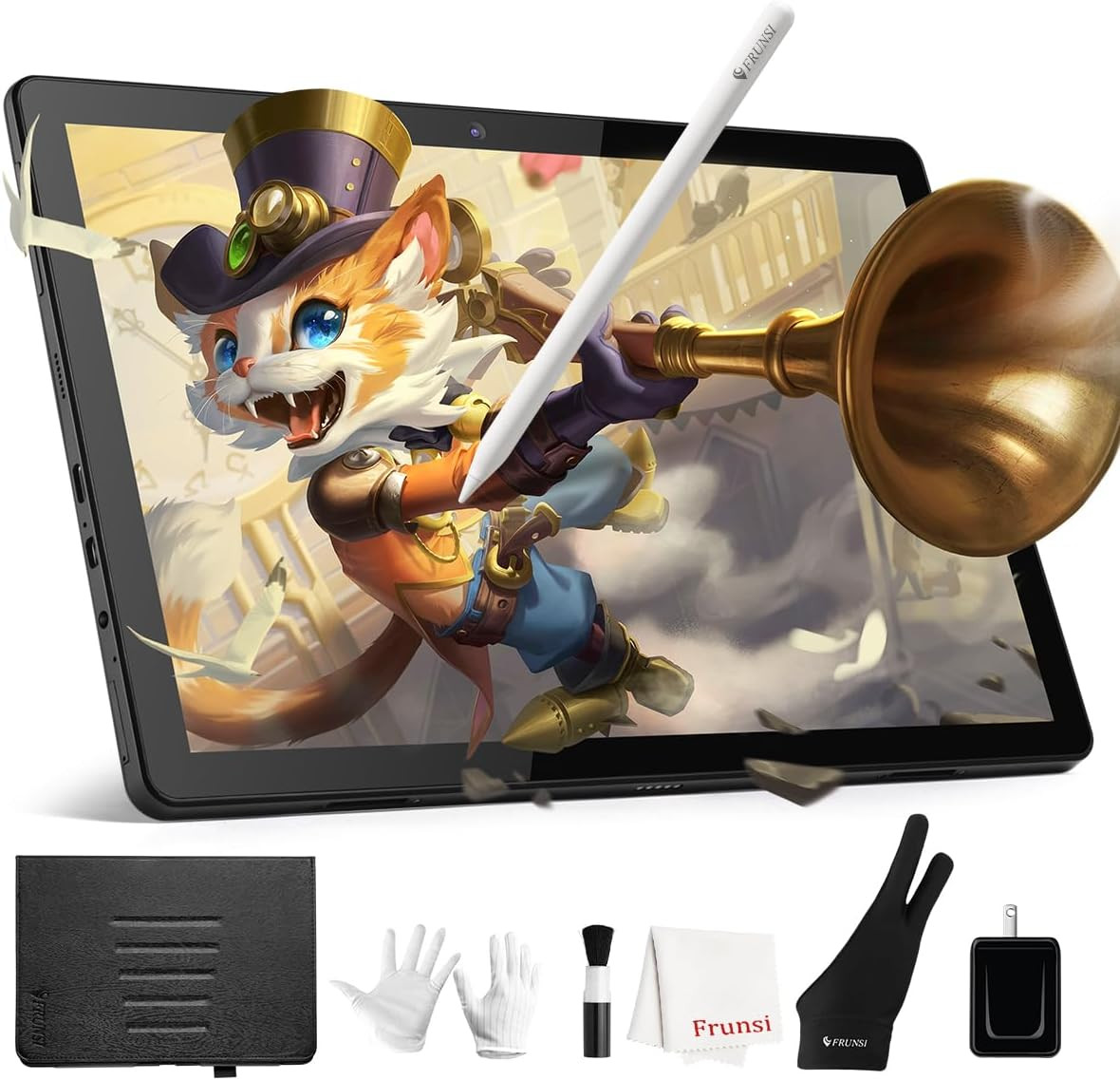Rubenstab T11 Pro Standalone Drawing Tablet No Computer Needed,10.1 Inch FHD Dis