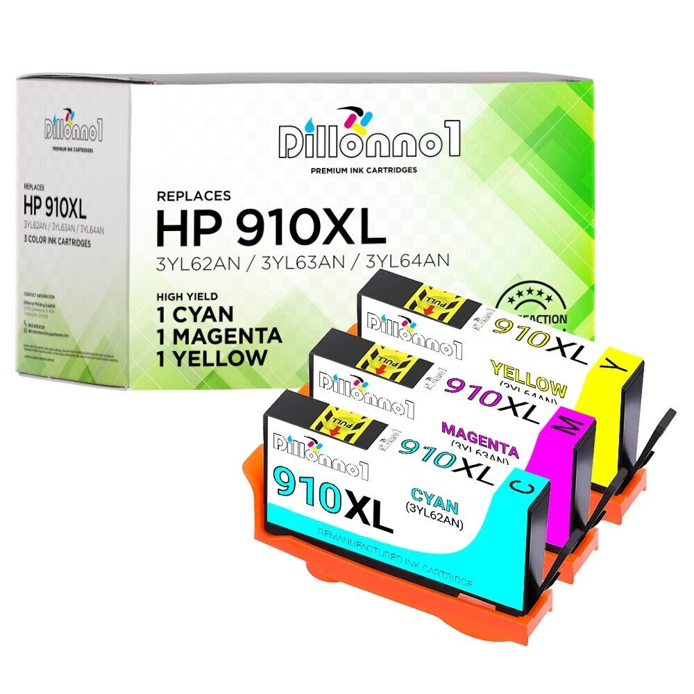 HP 910 XL Ink Cartridges 3YL65AN 3YL62AN 3YL63AN 3YL64AN