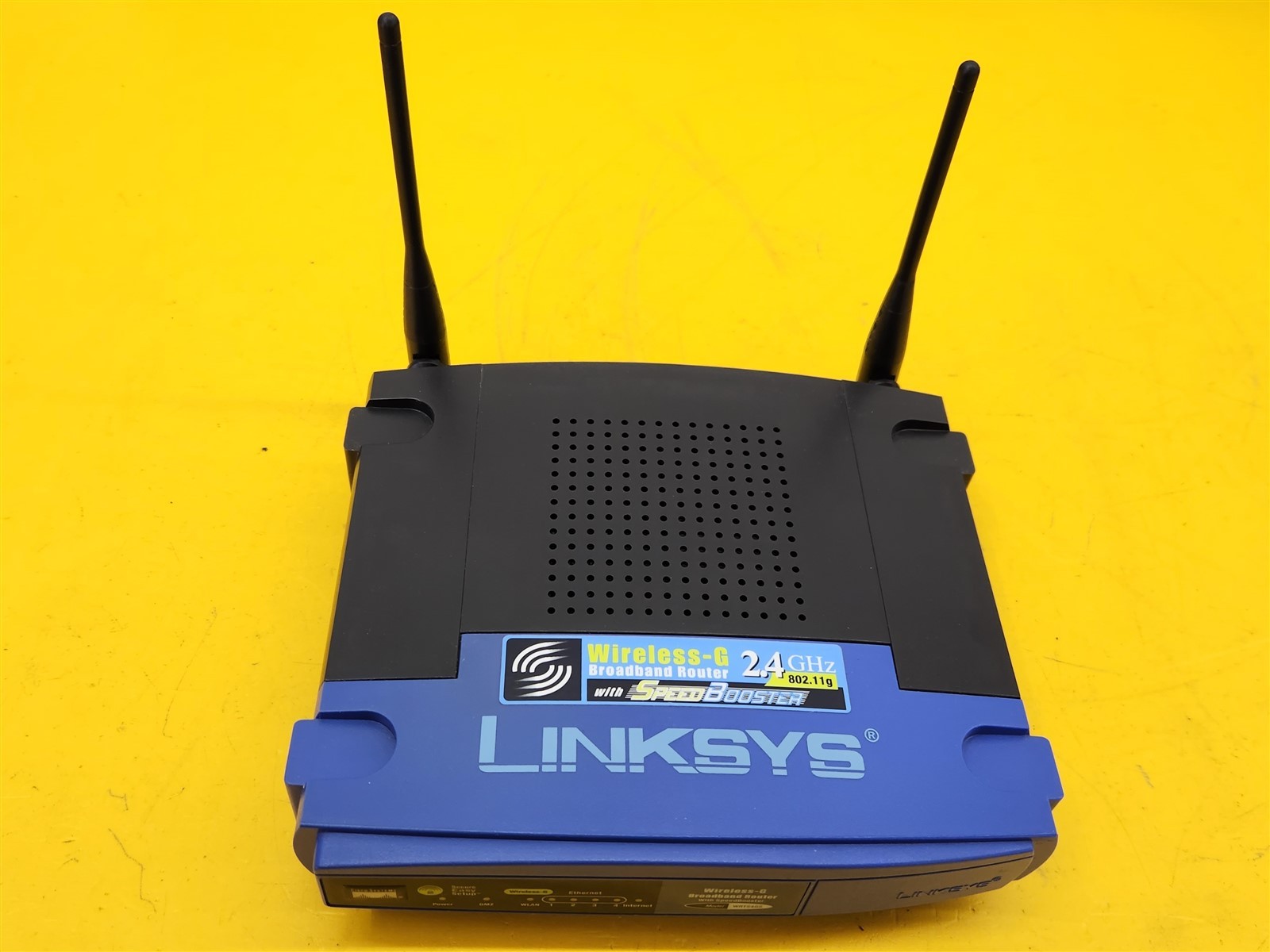 ⭐️⭐️⭐️⭐️⭐️ Linksys WRT54GS V7.2 Wireless-G Broadband Router No Power Supply