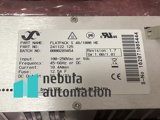 1PCS New ELTEK FLATPACK S 48/1800U Rectifier Module 241122.125 53.5V 33.7A-