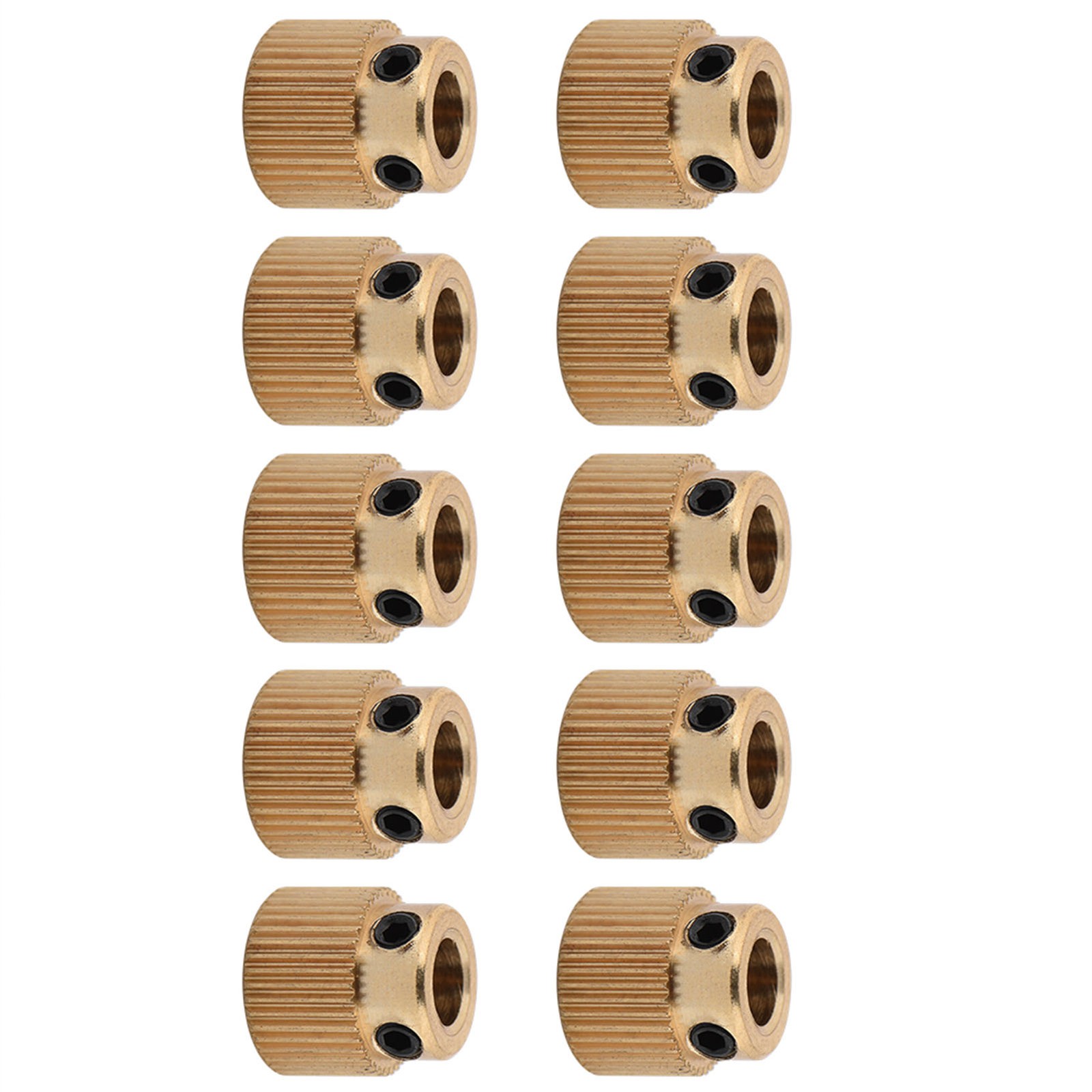 10pcs 3D Printer Accessories High Quality Brass Drive Gear For MK7 MK8 Extr ASHF