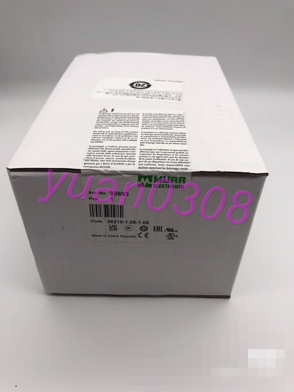 1PC NEW MURR 85693 DC power supply Via DHL or FedEX