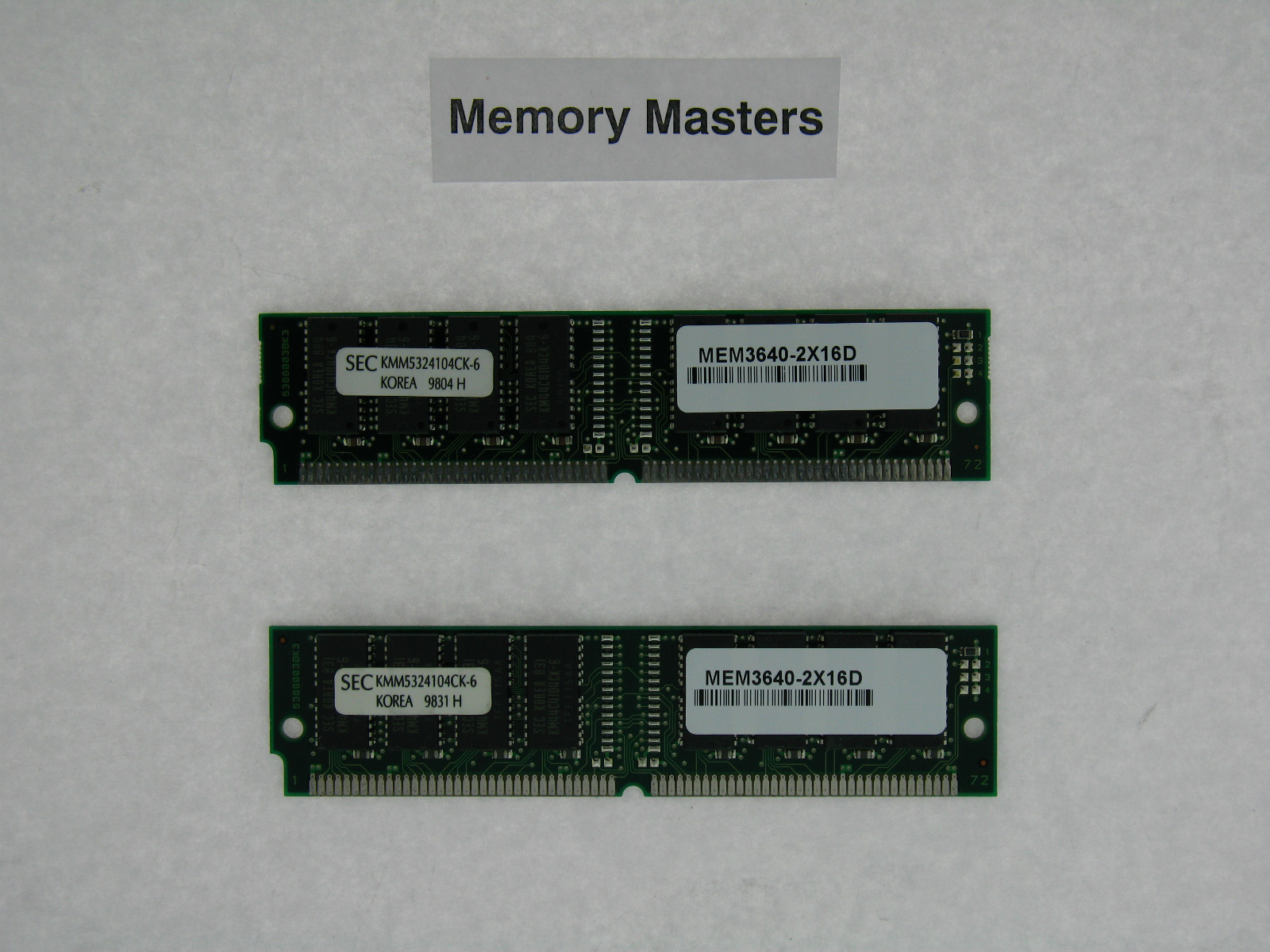 MEM3640-2X16D 32MB Approved 2x16MB DRAM Memory for Cisco 3640