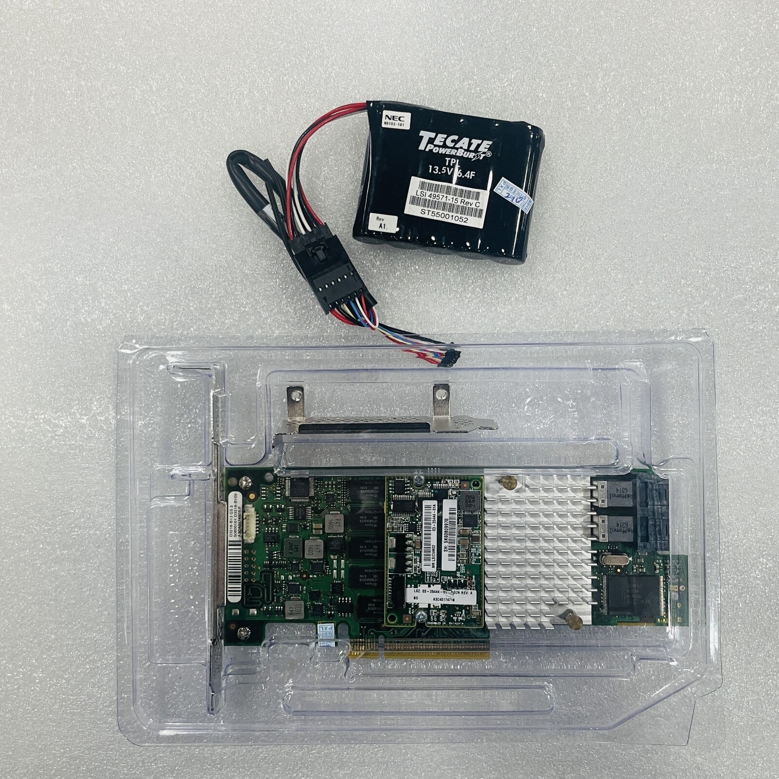 Fujitsu D3216-B13  SAS 2GB Cache 12GB  Controller Card =LSI 9361-8I  W/ Battery