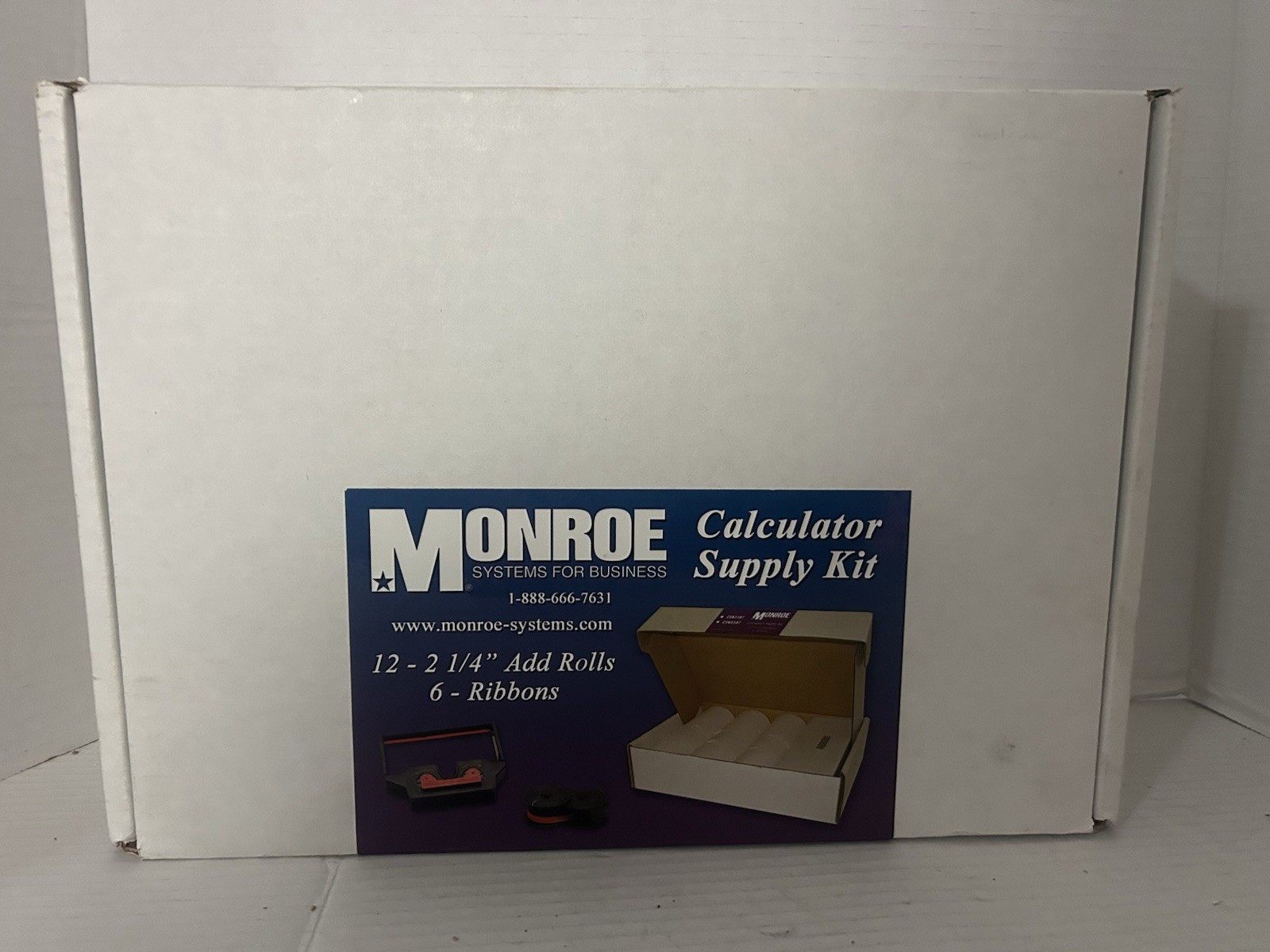 Monroe Systems For Business Calculator Supply Kit P51M-CSK5187 Factory Sealed