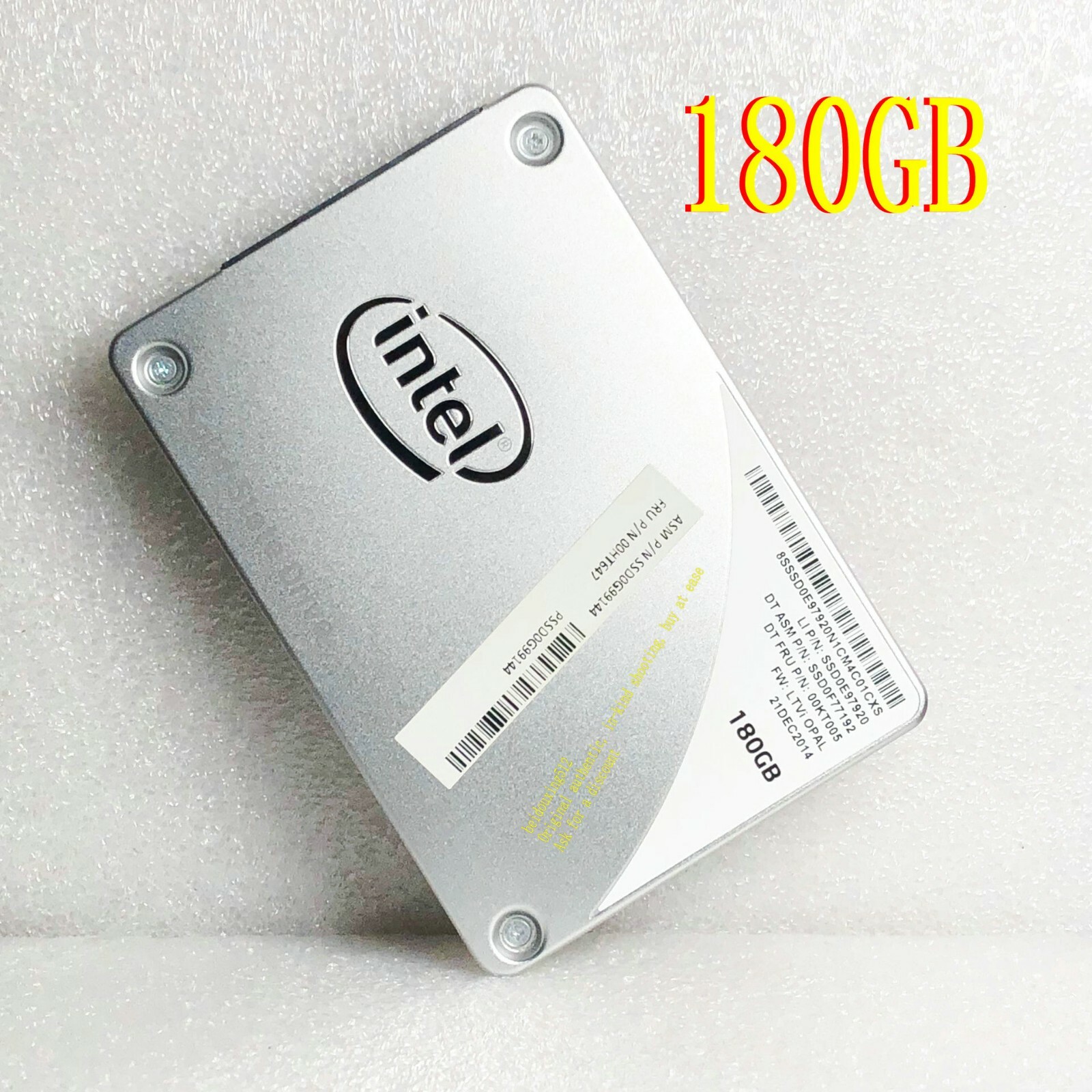 Original Intel 180GB (SC2BF180A5L) SSD Pro 2500 Series 2.5" SATA 6Gb / s