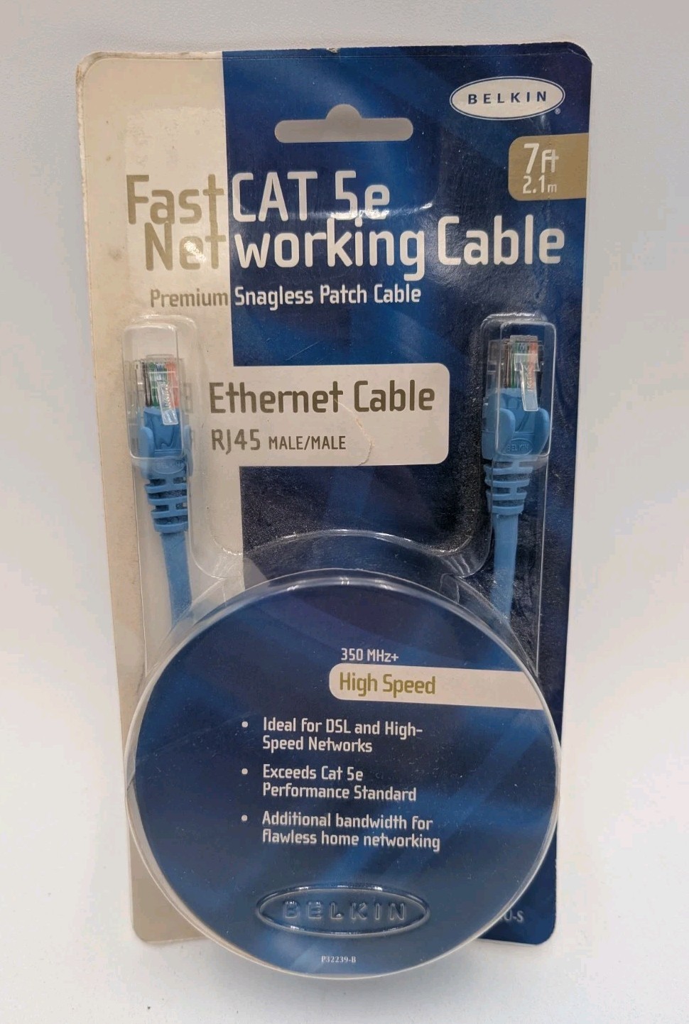 Belkin Fast CAT5e Networking Cable  7ft / 2.1m