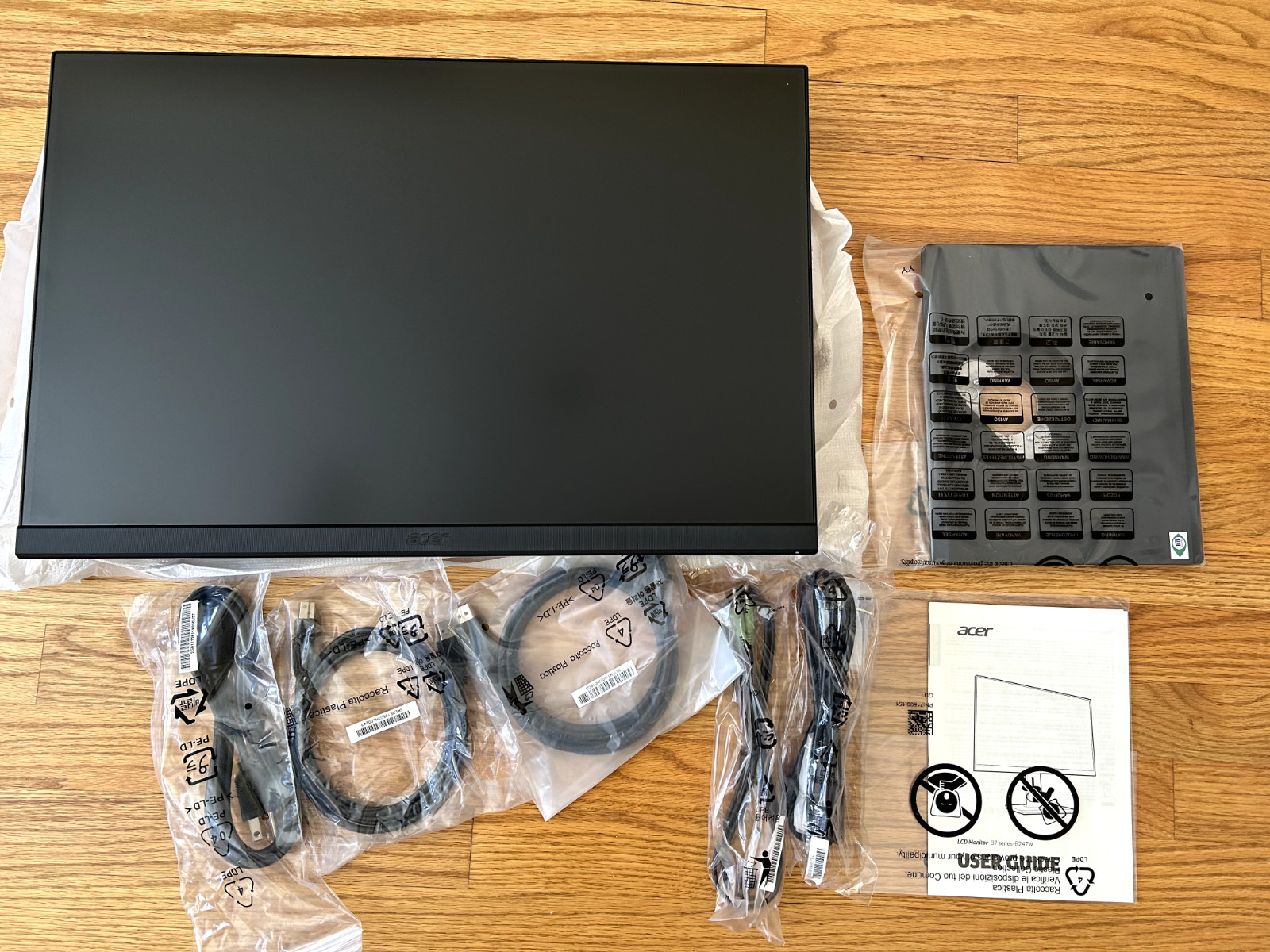Acer Vero B247W 24" WUXGA 1920x1200 IPS LED Monitor