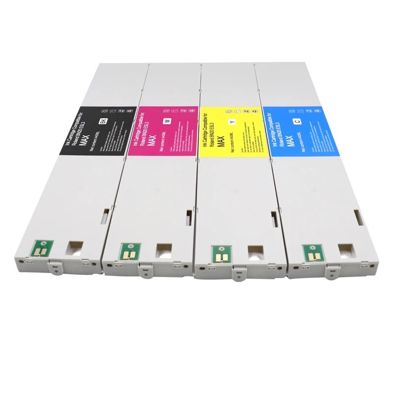 4colors/set Eco Sol Max 2 Compatible Ink Cartridge for Roland XF640 RE640 RF640