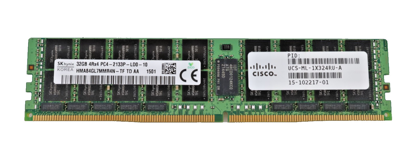 32GB SK Hynix HMA84GL7MMR4N-TF PC4-2133P DDR4 RDIMM Server Memory