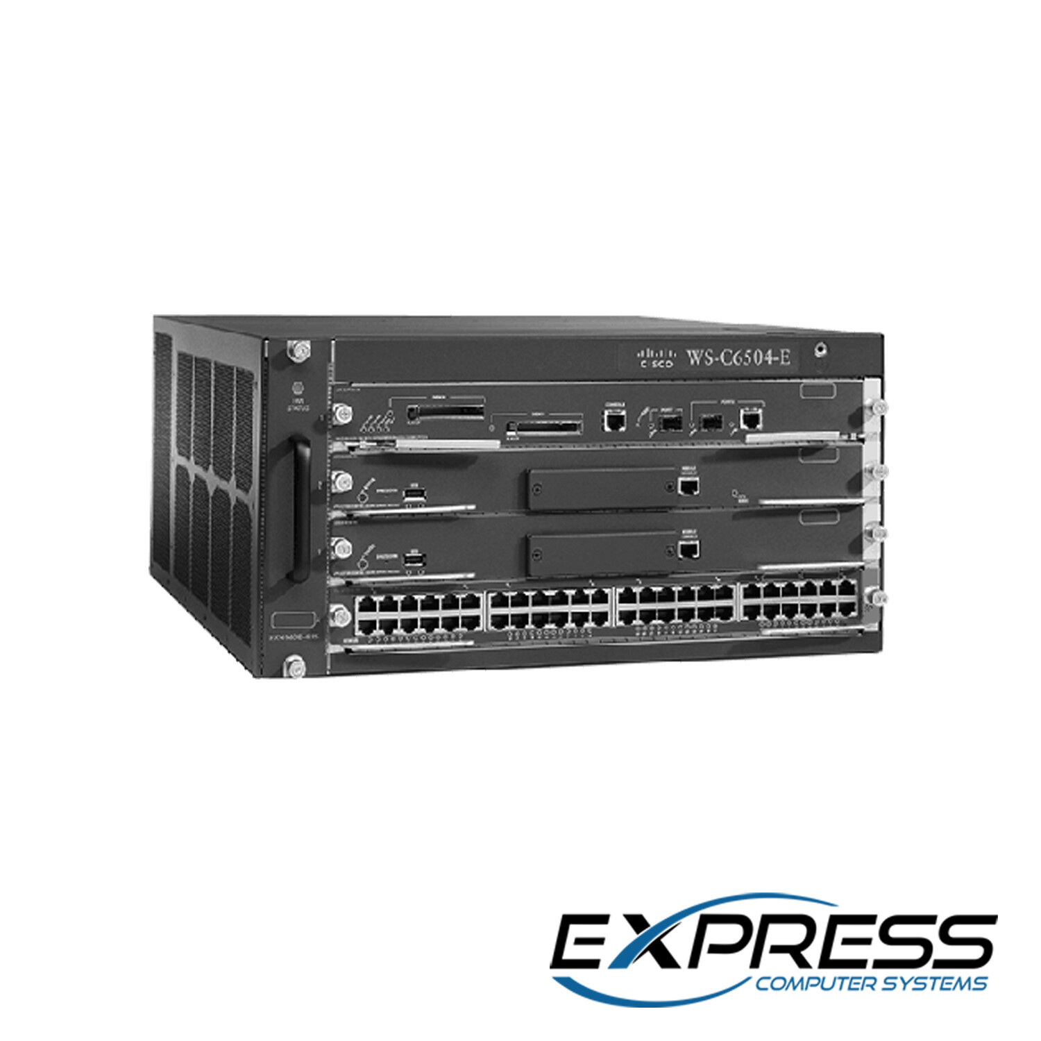 Cisco WS-C6504-E | 2x SUP720 | 2x WS-X6548-GE-TX | 2x PWR-2700-AC/4