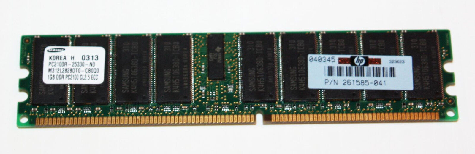 Genuine OEM 1gb PC2100 ECC DDR Memory--HP Compaq Proliant DL320 1U Rack Server