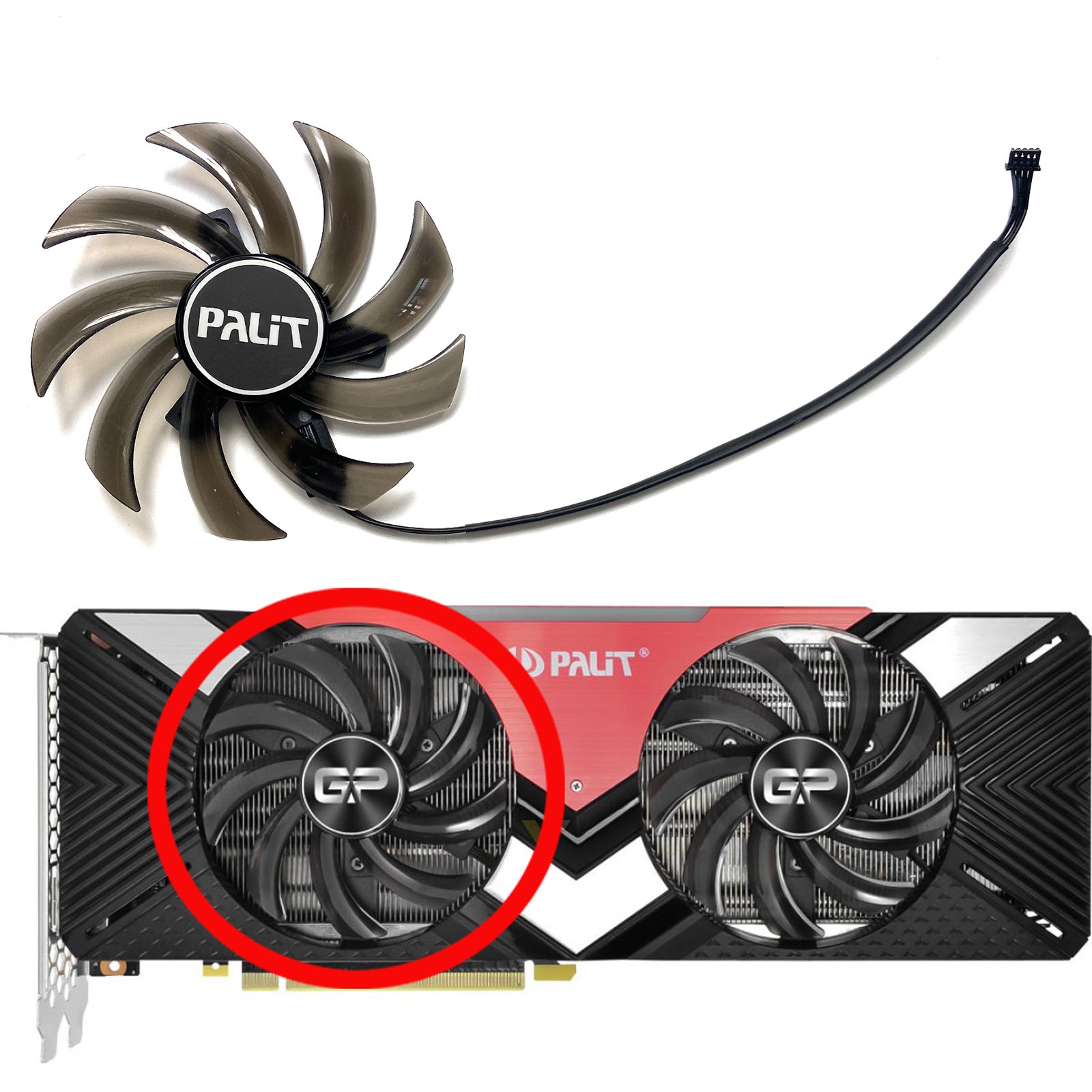 85MM Cooling Fan Graphic Card Cooling Fans for PALiT TX2070 2080 GAMING PRO/DUAL